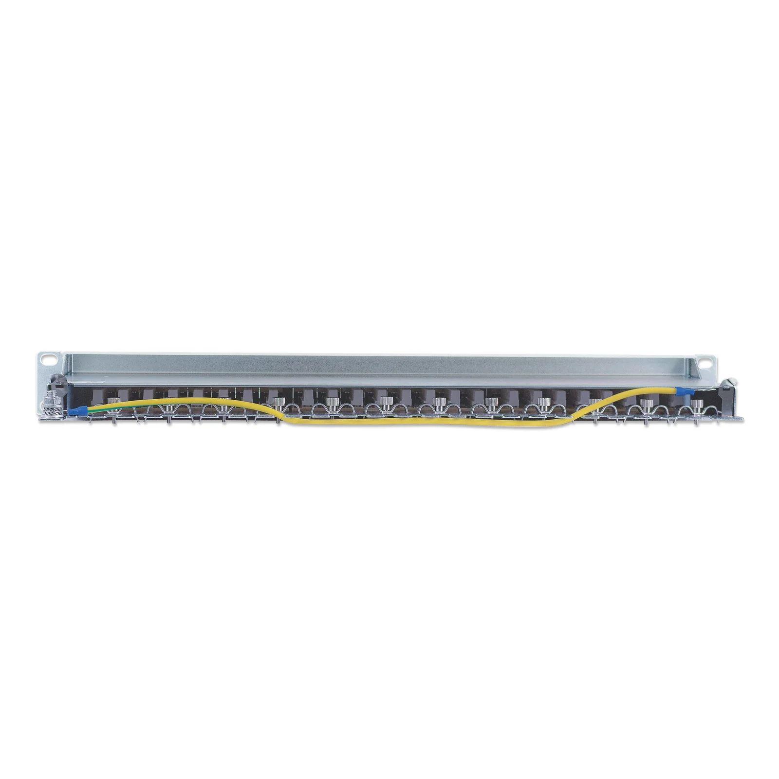 Intellinet Panneau de brassage, Cat6, FTP, 24 ports, 1U, blindé, blocs 90° à insertion par le dessus (punch-down), gris