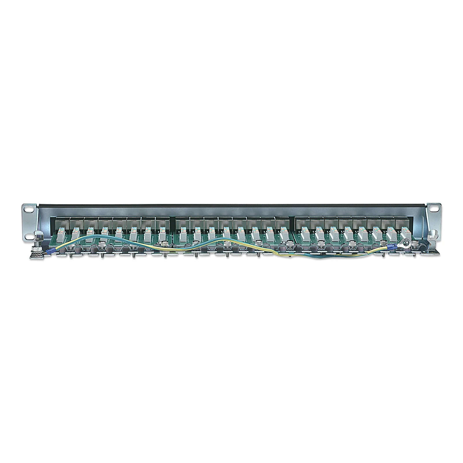 Intellinet Panneau de brassage, Cat6, FTP, 24 ports, 1U, blindé, blocs 90° à insertion par le dessus (punch-down), noir