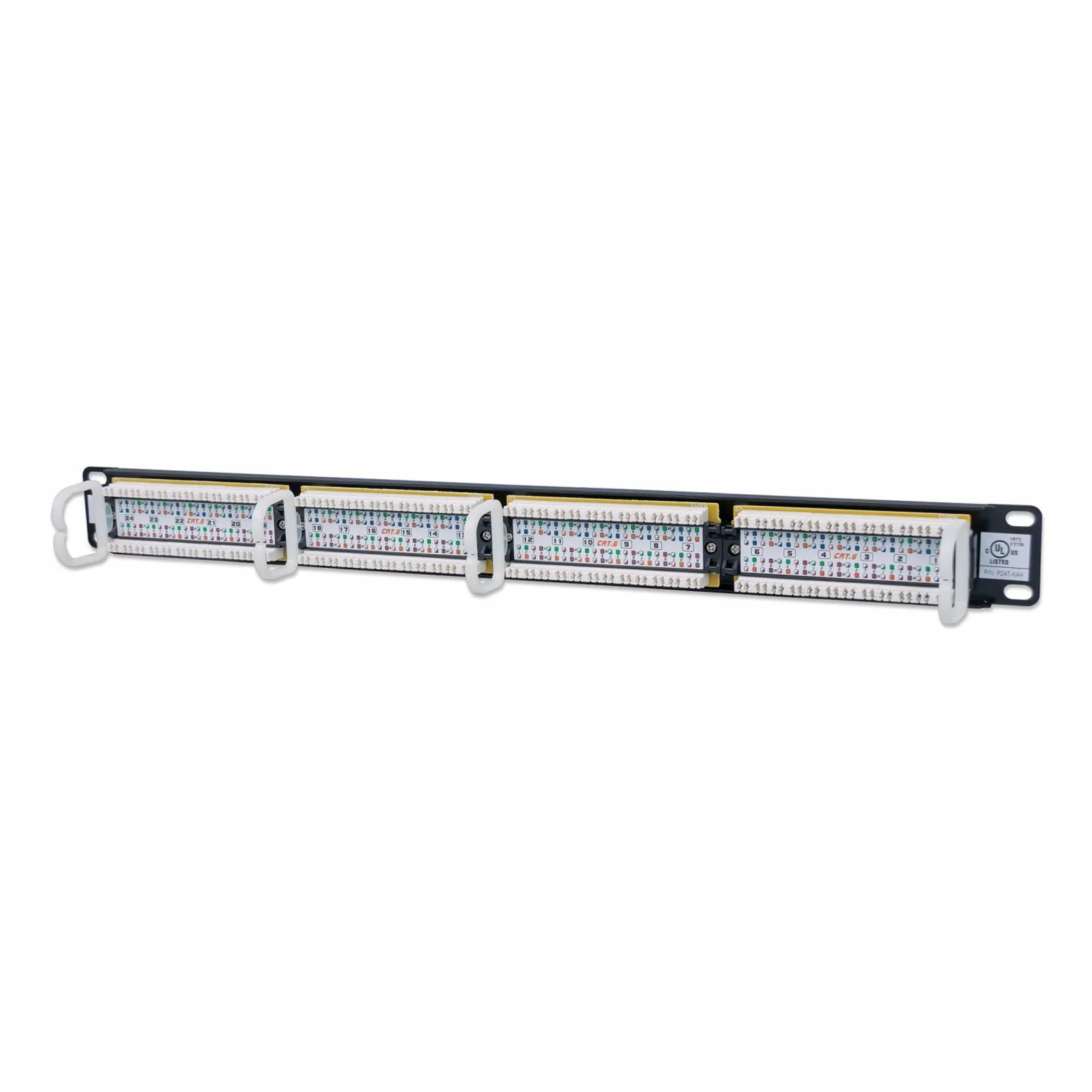 Intellinet Panneau de brassage Cat6, UTP, 24 ports, 1U, noir