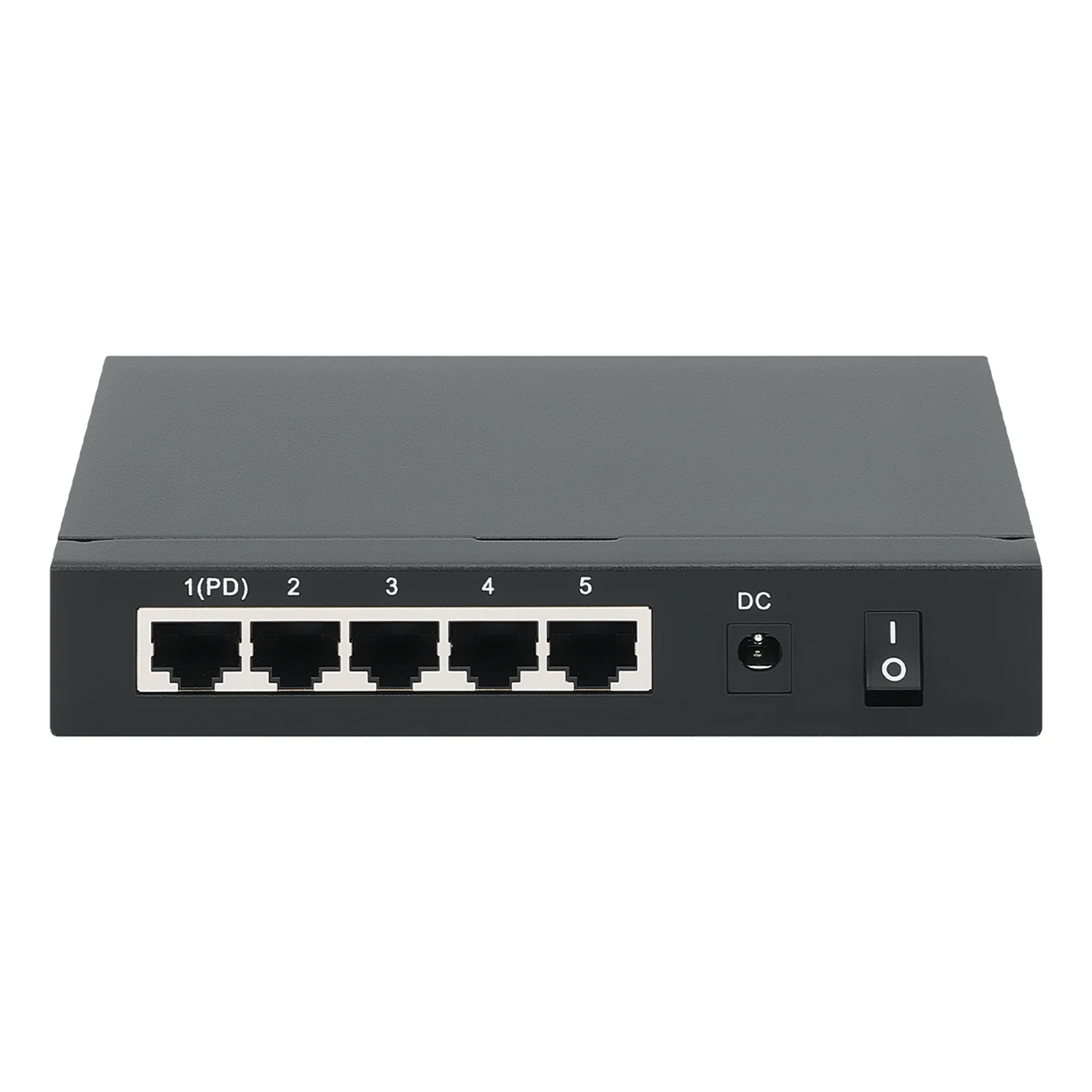Intellinet PoE-Powered 5x Gigabit Gigabit Ethernet (10/100/1000) Connexion Ethernet, supportant l'alimentation via ce port (PoE) Noir