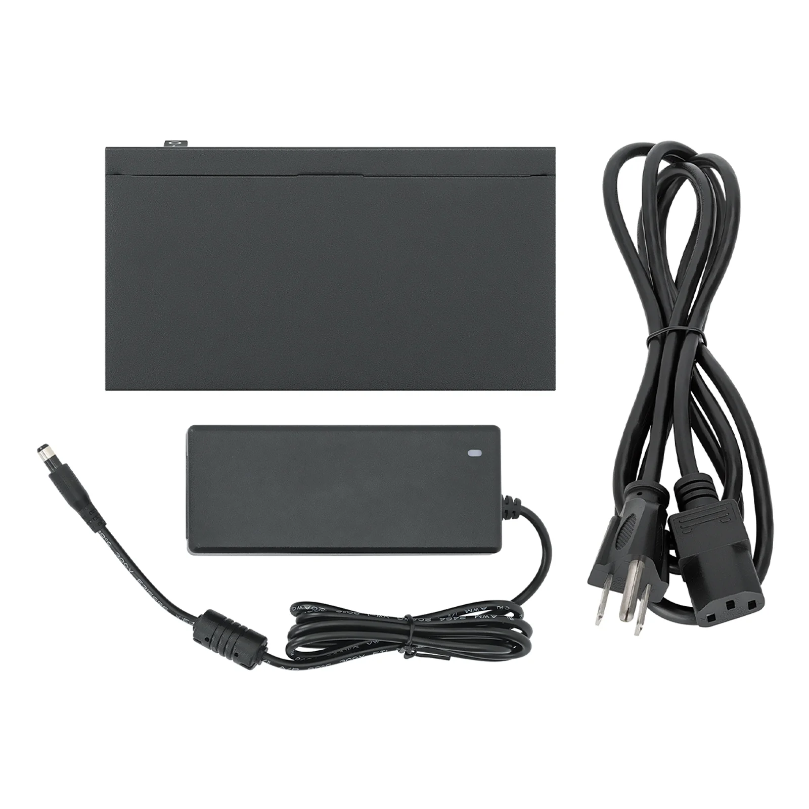 Intellinet PoE-Powered 5x Gigabit Gigabit Ethernet (10/100/1000) Connexion Ethernet, supportant l'alimentation via ce port (PoE) Noir