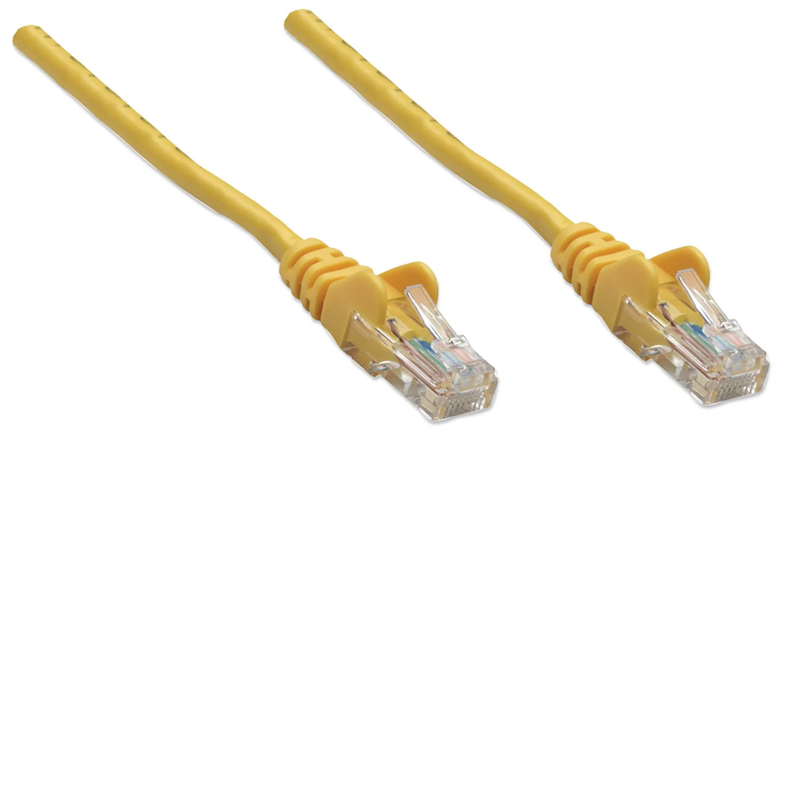 Intellinet RJ-45, M/M, 1m câble de réseau Jaune Cat5e U/UTP (UTP)
