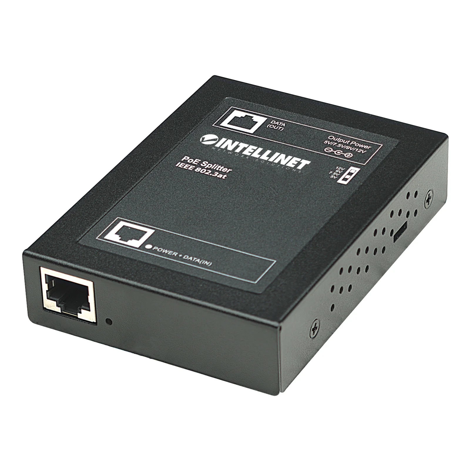 Séparateur PoE+ Gigabit, Power Over Ethernet IEEE 802.3at/af, sortie DC 5 / 7,5 / 9 ou 12 V, Alimentation par Ethernet, garantie de 3 ans