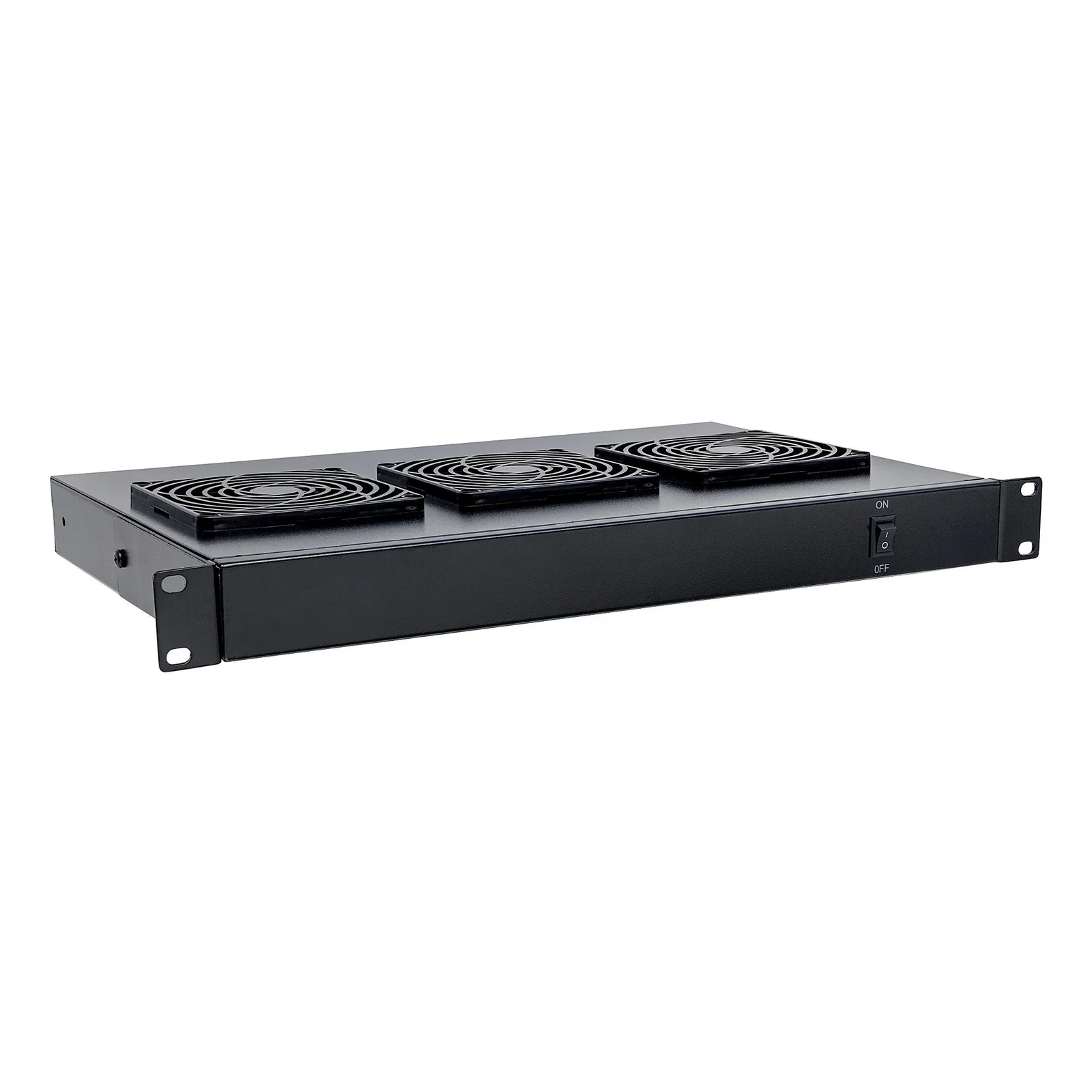 Intellinet Unité de ventilation à 3 ventilateurs pour racks 19", 1U, noire, garantie à vie