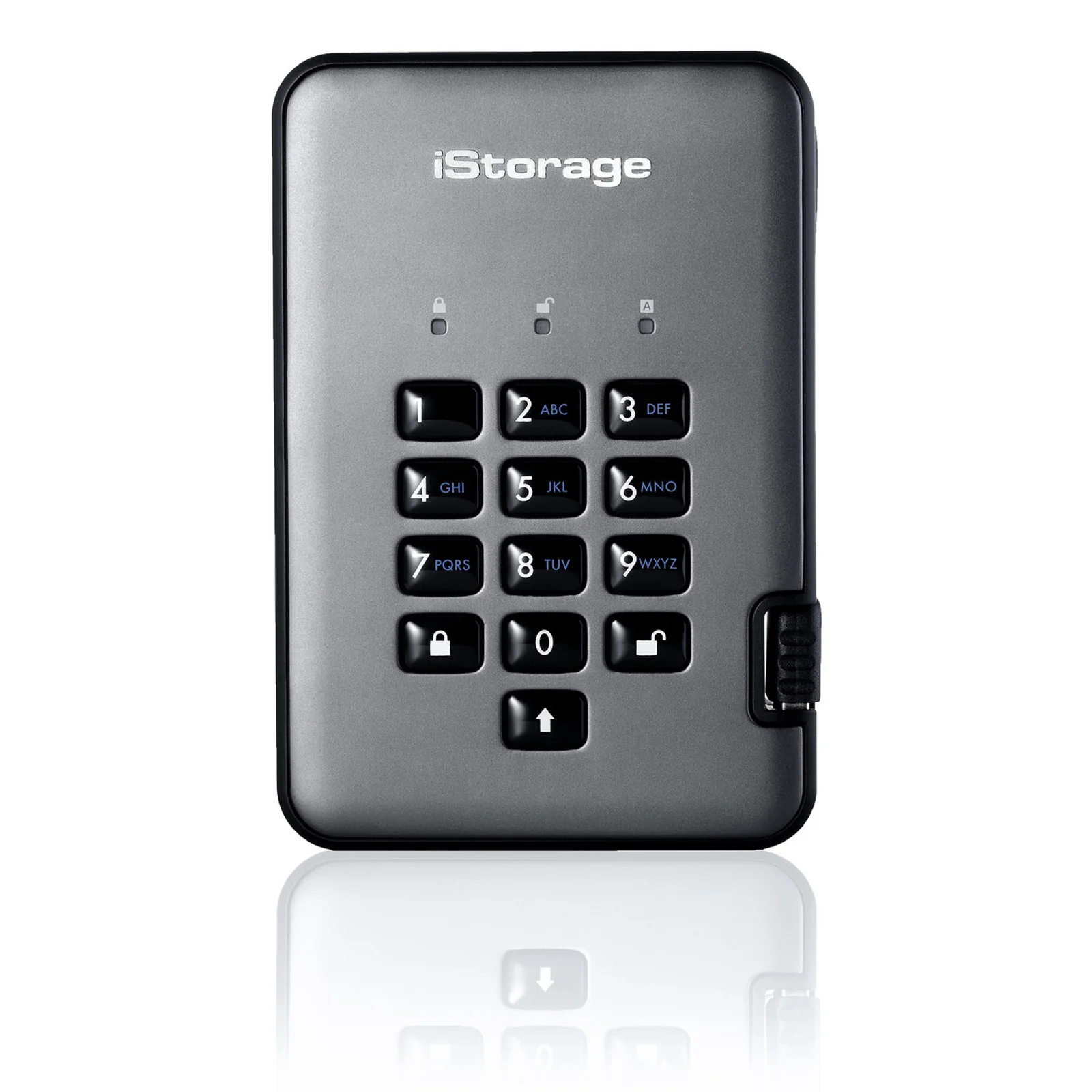 diskAshur PRO2 256-bit 1TB USB 3.2 secure encrypted hard drive IS-DAP2-256-1000-C-G