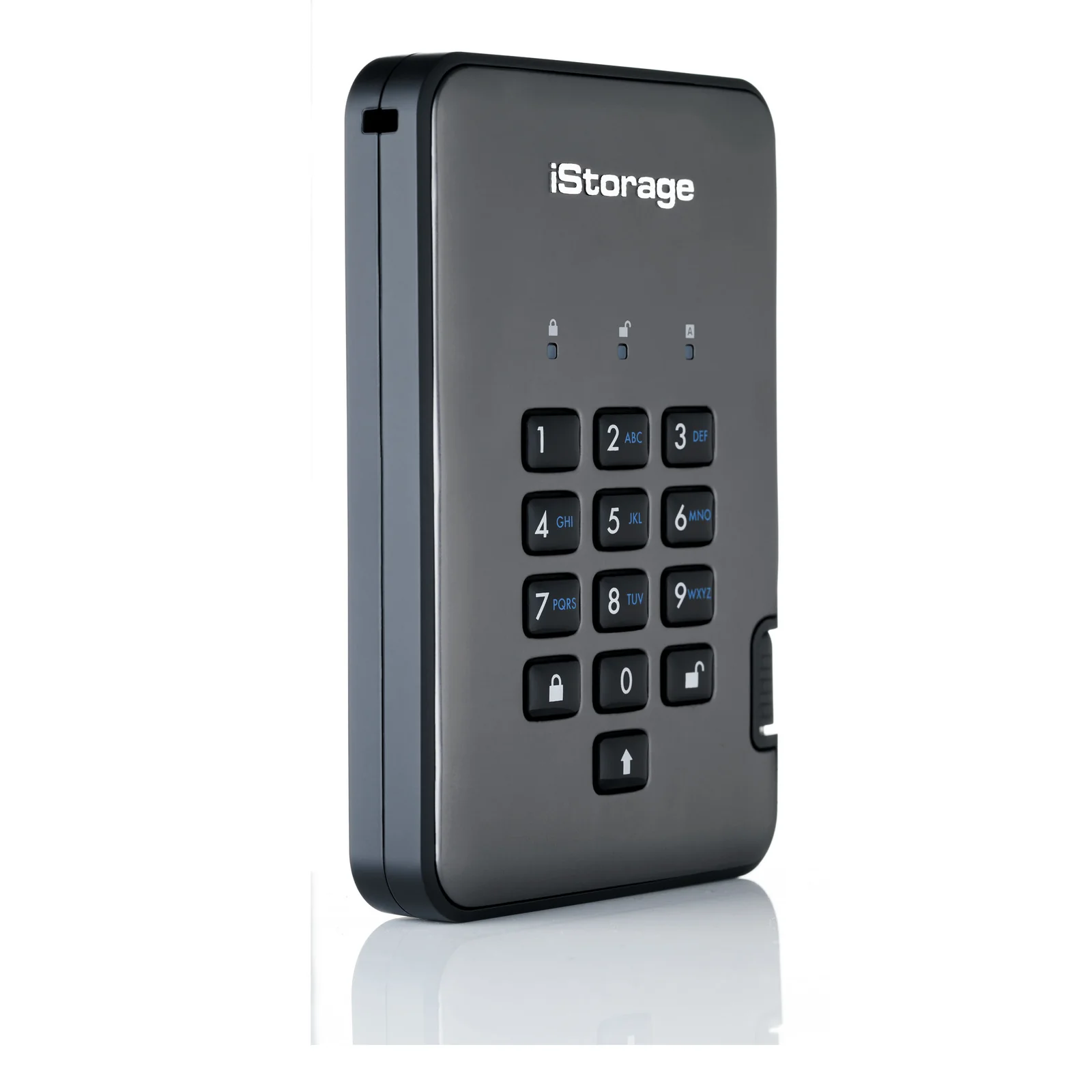 iStorage diskAshur PRO2 256-bit 1TB USB 3.2 secure encrypted hard drive IS-DAP2-256-1000-C-G