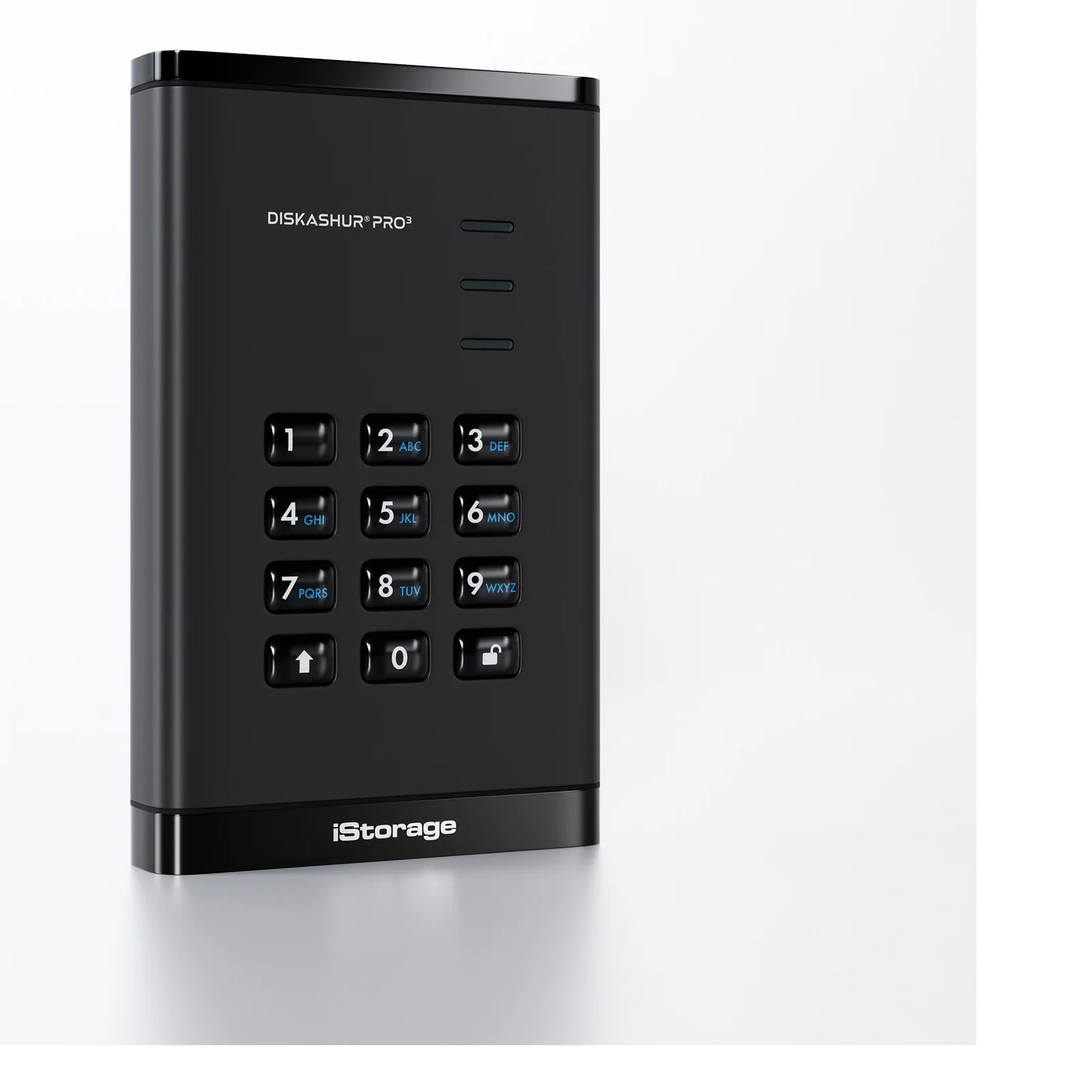 iStorage diskAshur PRO3 SSD 2 To USB Type-A / USB Type-C 3.2 Gen 1 (3.1 Gen 1) Noir
