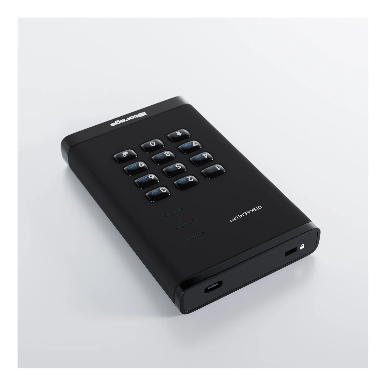 iStorage diskAshur3 HDD 256-bit 500GB - Black