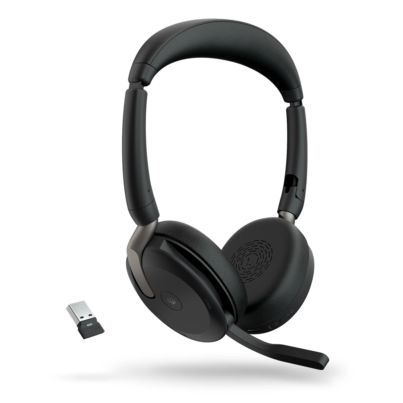Jabra Evolve2 65 Flex Casque Sans fil Arceau Bureau/Centre d'appels USB Type-A Bluetooth Socle de chargement