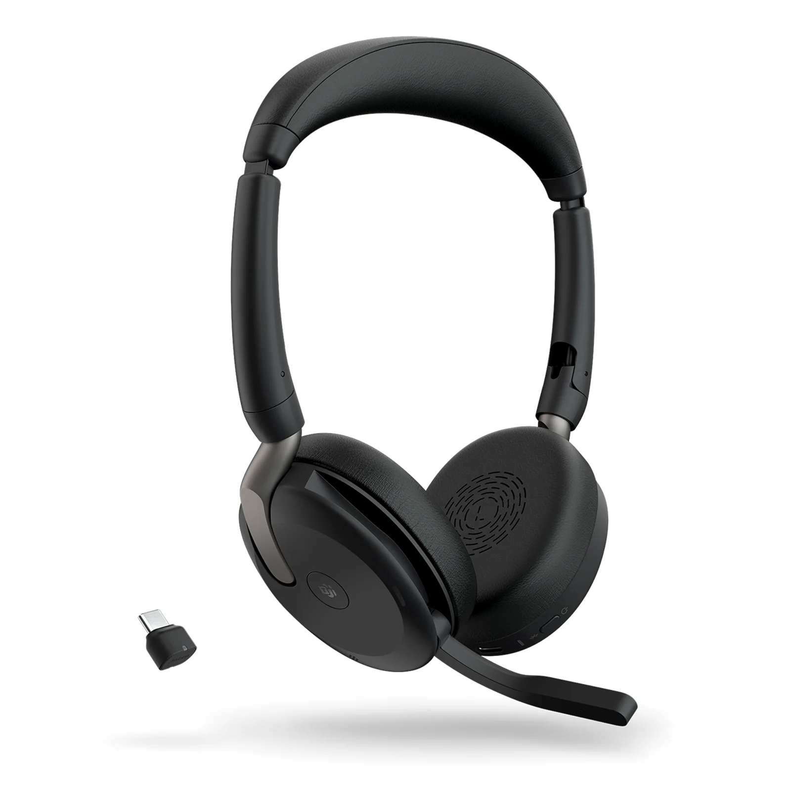 Jabra Evolve2 65 Flex Casque Sans fil Arceau Bureau/Centre d'appels USB Type-C Bluetooth Socle de chargement