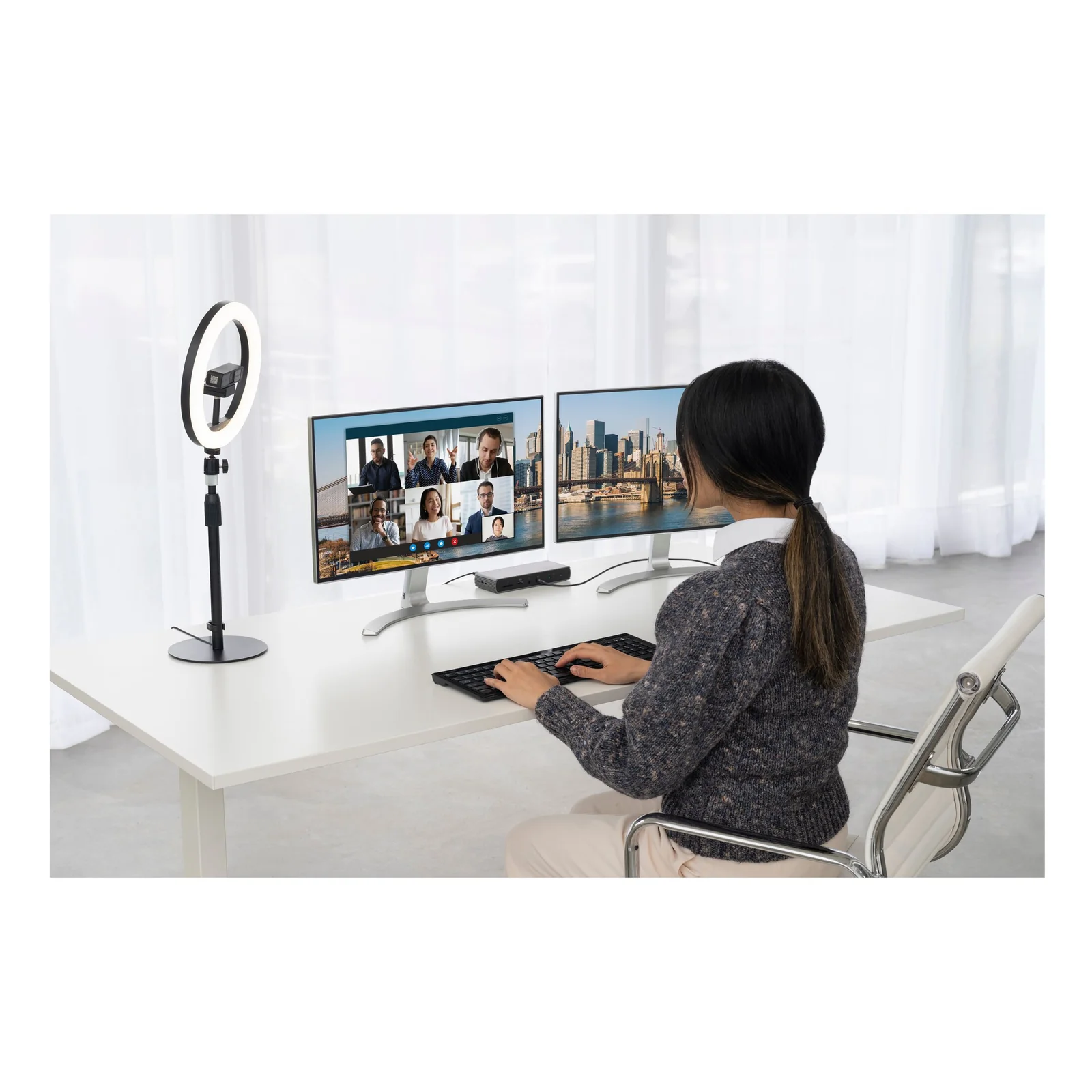 Kensington A1010 Support télescopique de bureau pour webcam