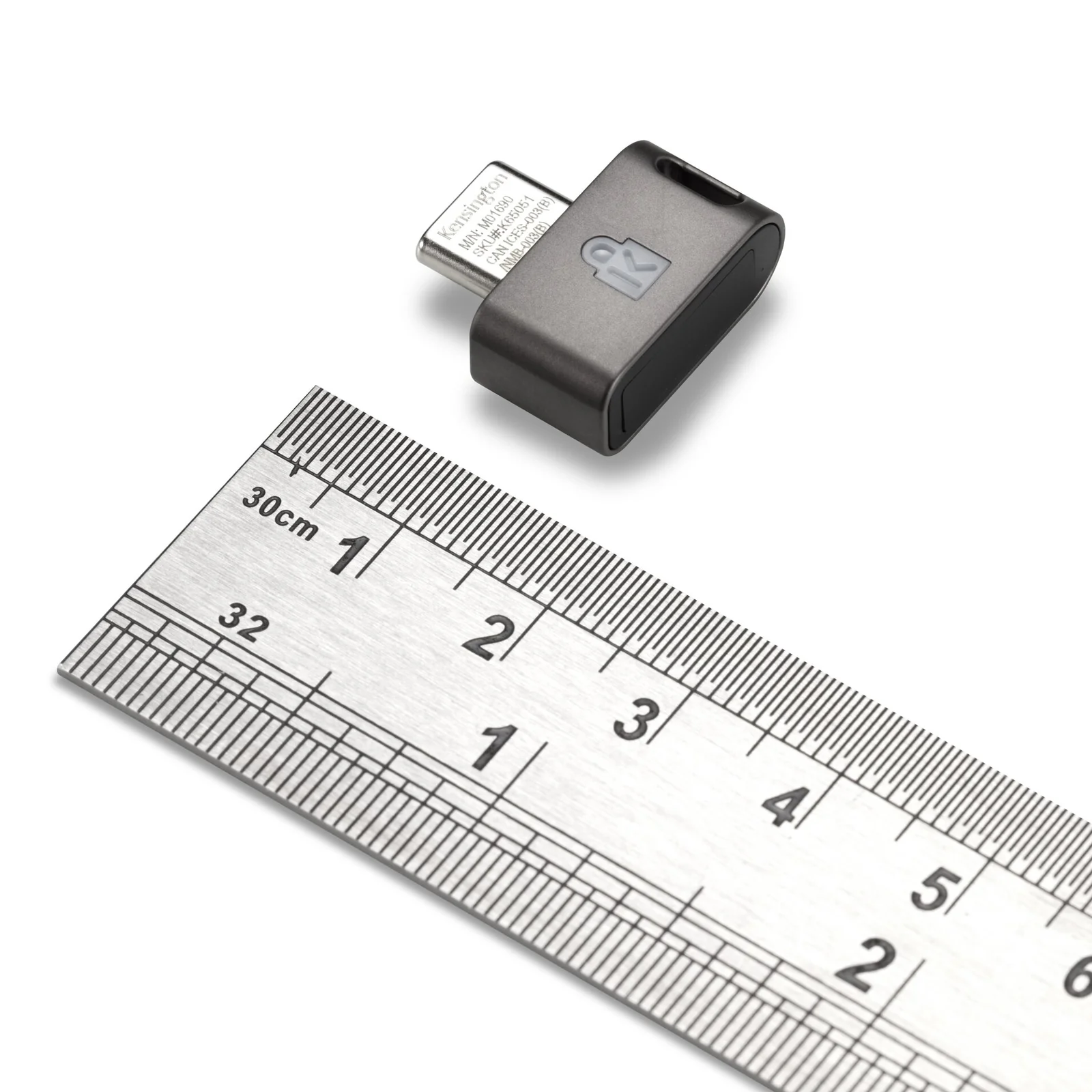 Kensington Clé de sécurité à empreintes digitales VeriMark Guard USB-C - FIDO2, WebAuthn/CTAP2.1 et FIDO U2F