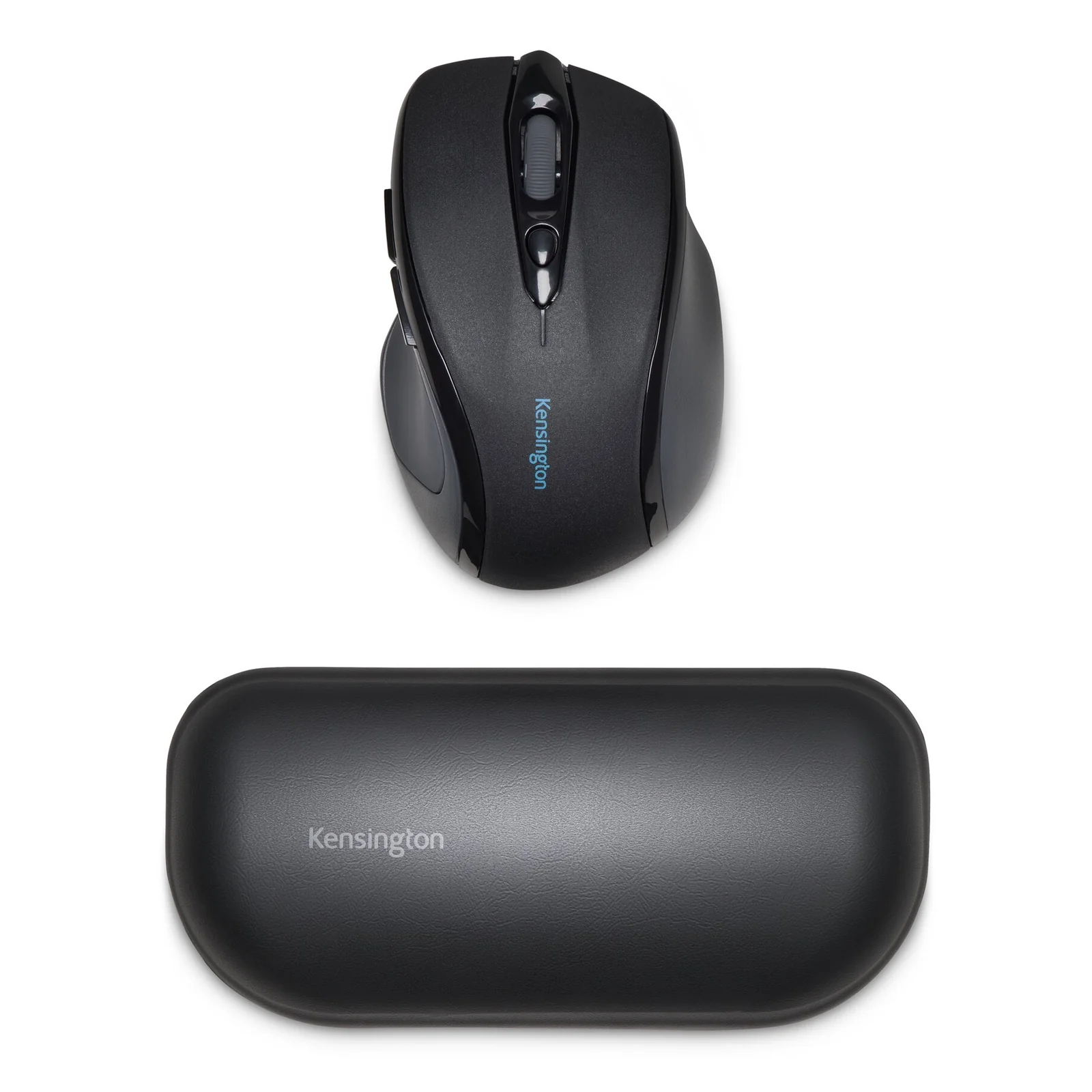 Souris Kensington Pro Fit et repose-poignet ErgoSoft K52802WW noir, vue produit