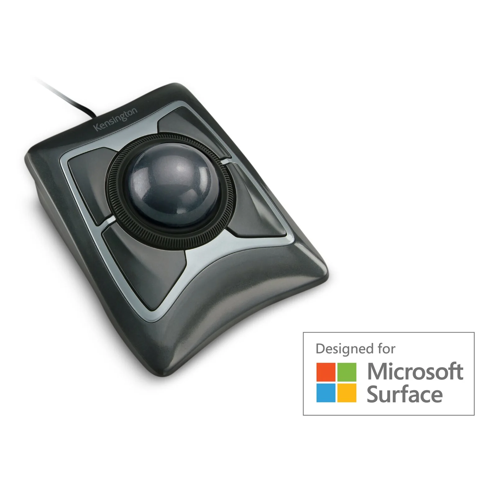 Trackball Kensington Expert Mouse avec badge Designed for Microsoft Surface