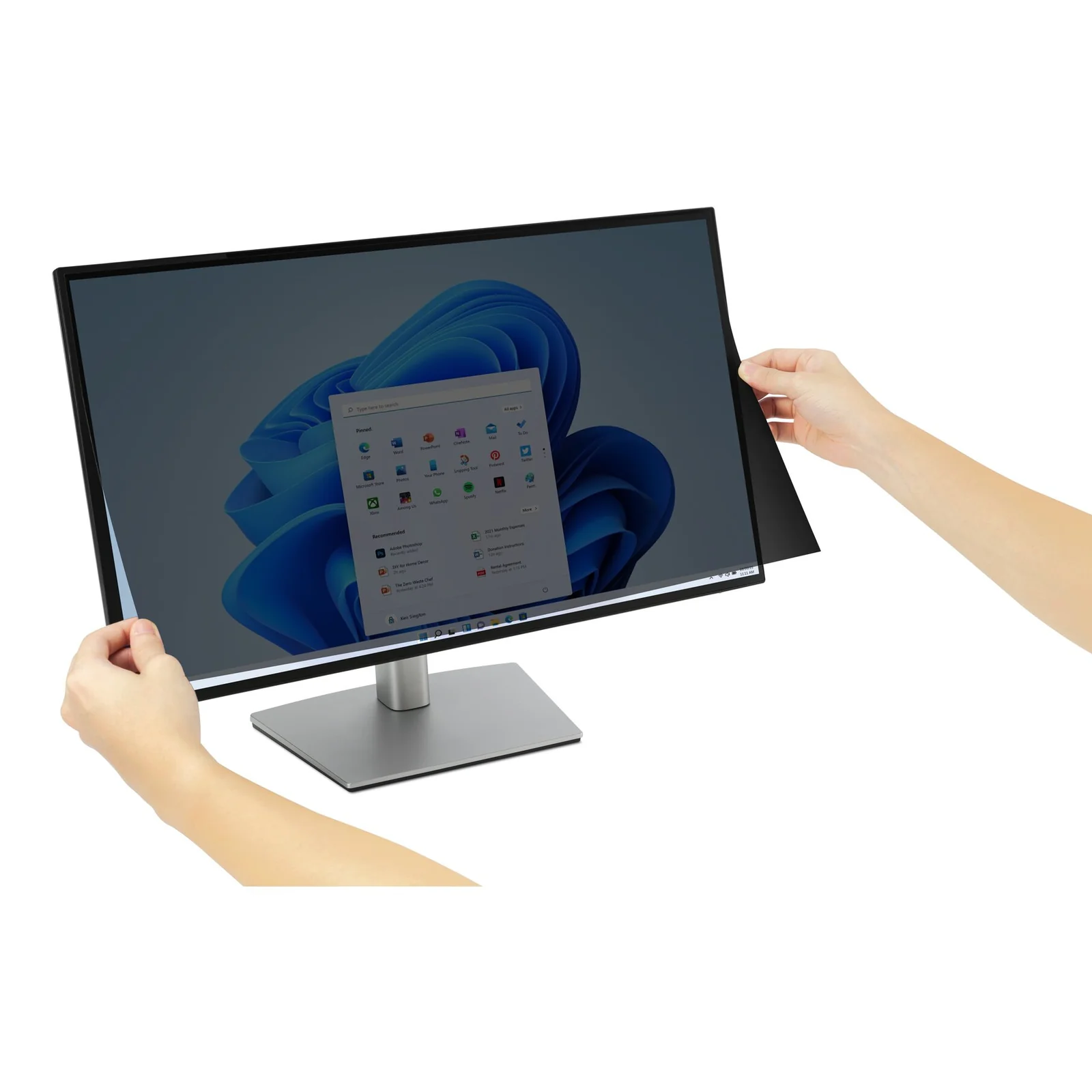 Kensington Filtre de confidentialité amovible 2 directions pour moniteurs 23,8” 16:9