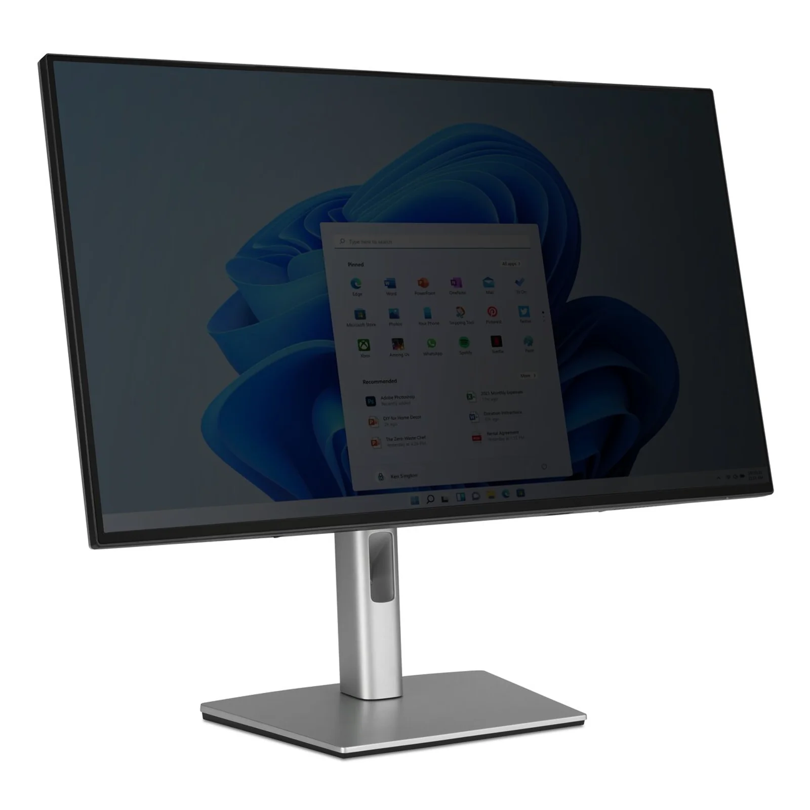 Kensington Filtre de confidentialité amovible 2 directions pour moniteurs 23,8” 16:9