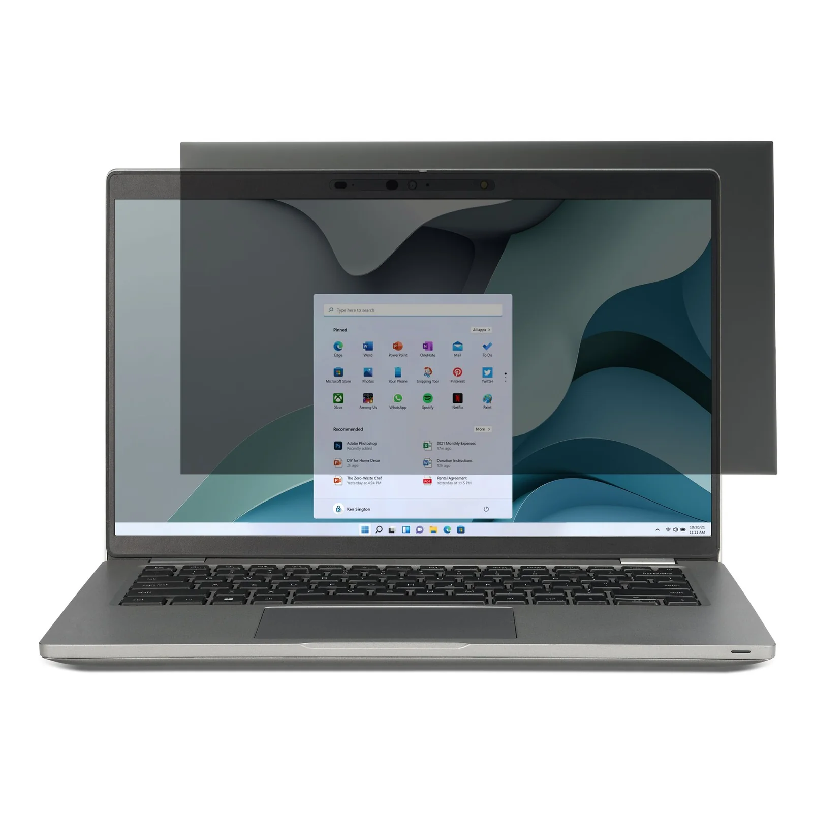 Kensington Filtre de confidentialité EQ pour ordinateurs portables 13,3” 16:10