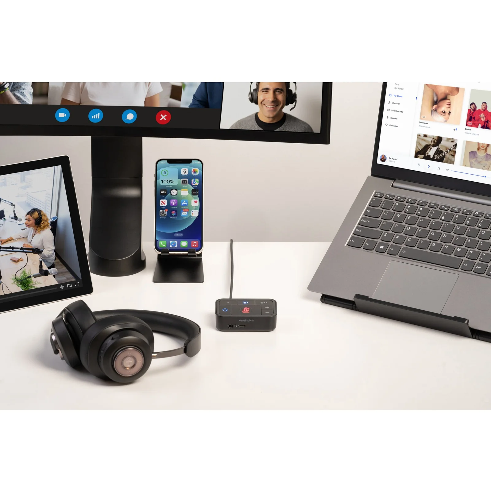 Kensington H3000 Micro-casque Bluetooth circum-aural
