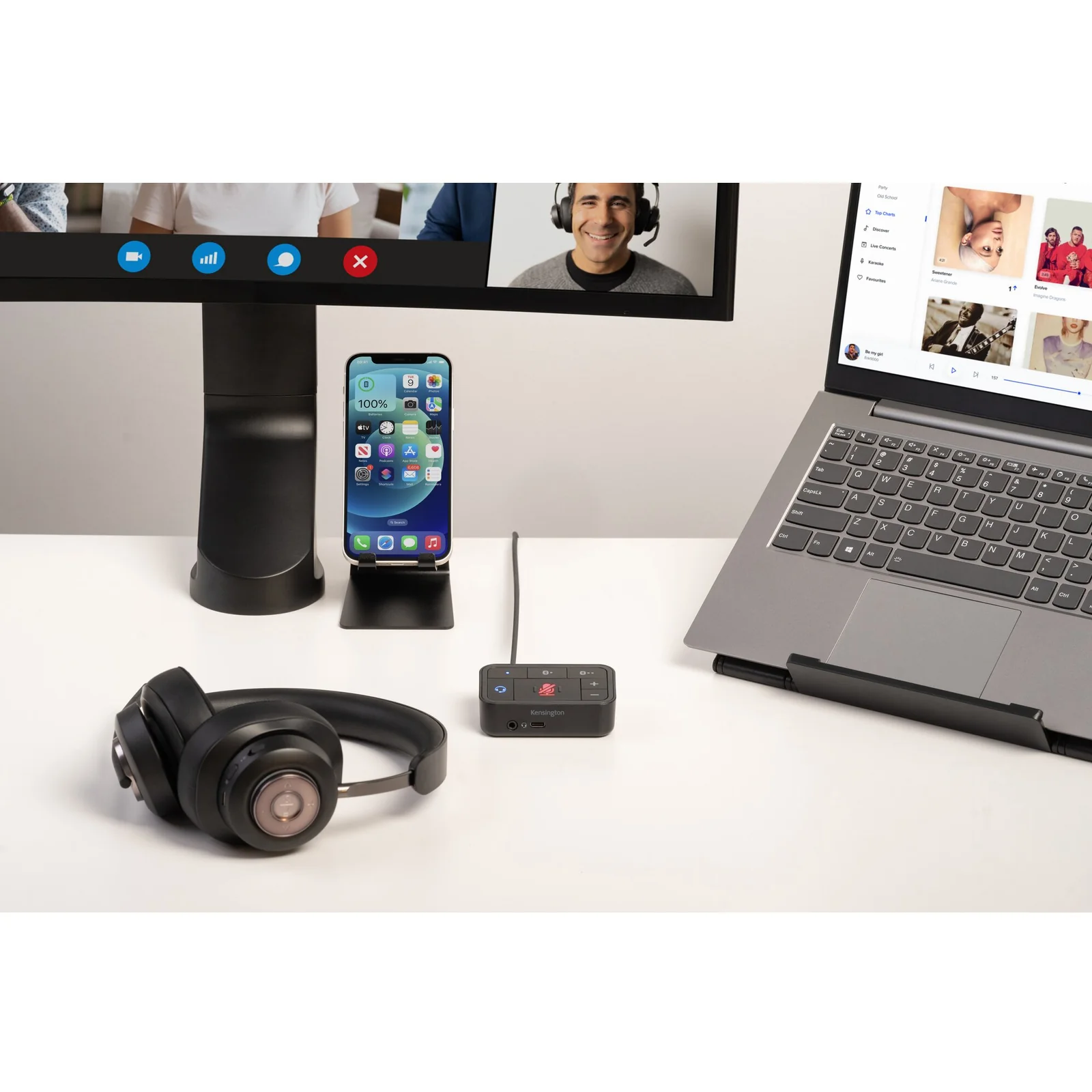 Kensington H3000 Micro-casque Bluetooth circum-aural