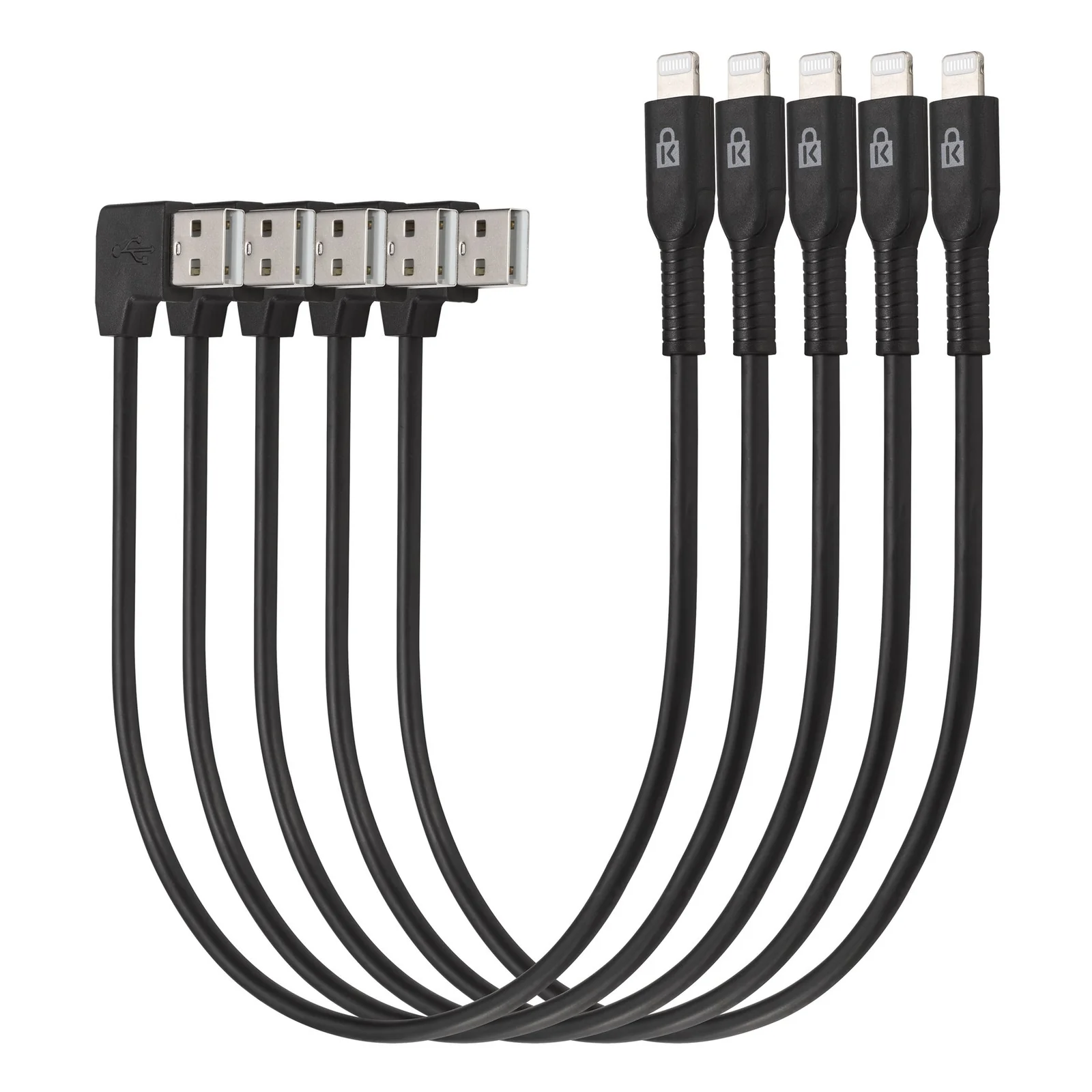 K67864WW câbles Lightning USB-A, pack de 5