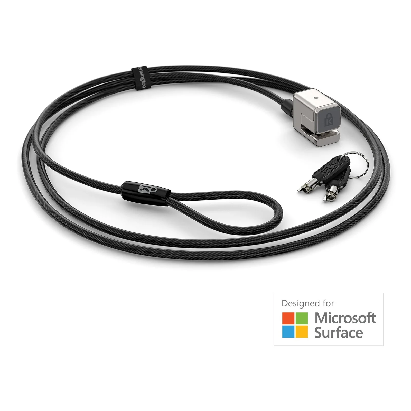 Câble antivol Kensington K68135M avec badge de certification Designed for Microsoft Surface