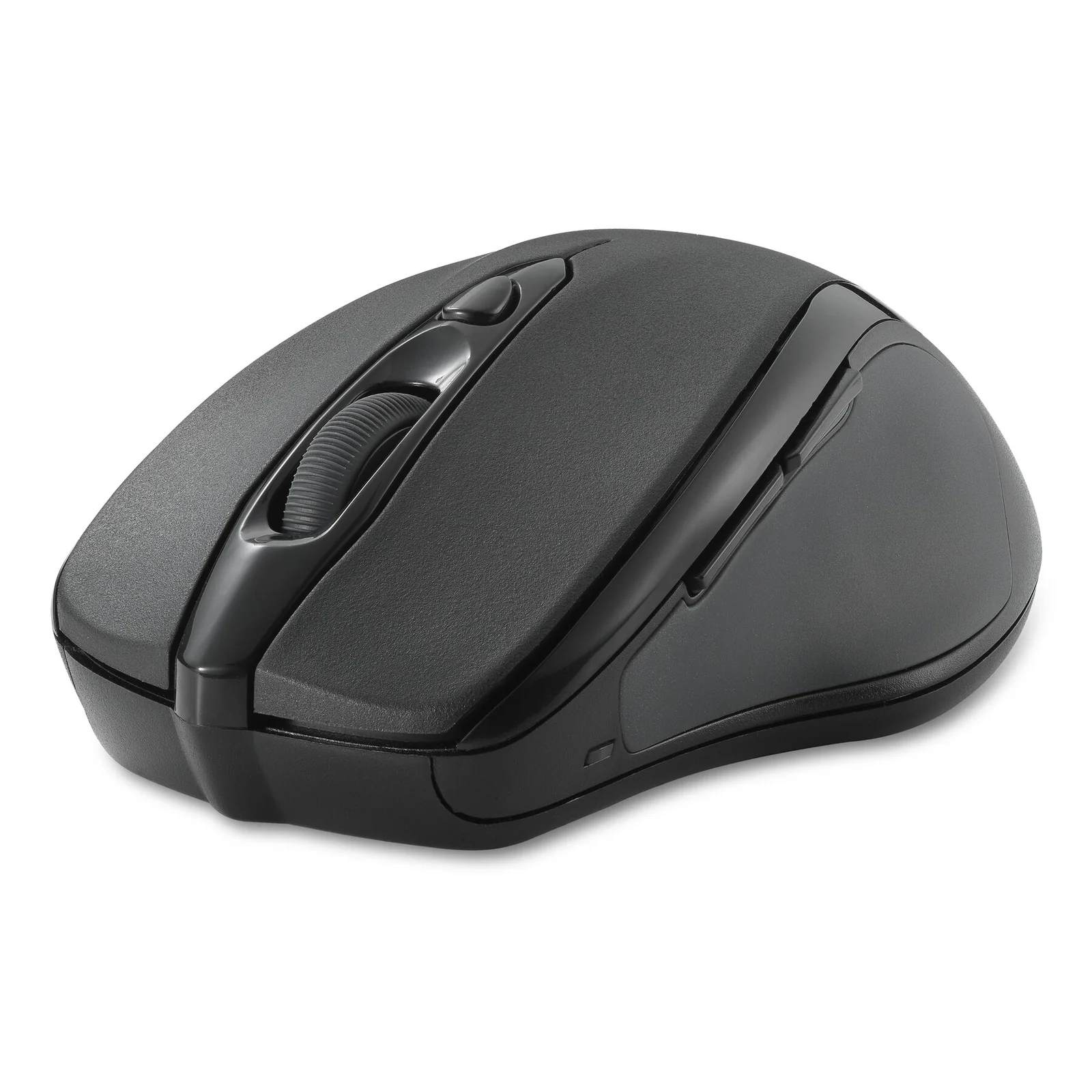 Vue trois-quarts arrière de la souris Kensington MY310 EQ montrant les boutons latéraux et le profil haut