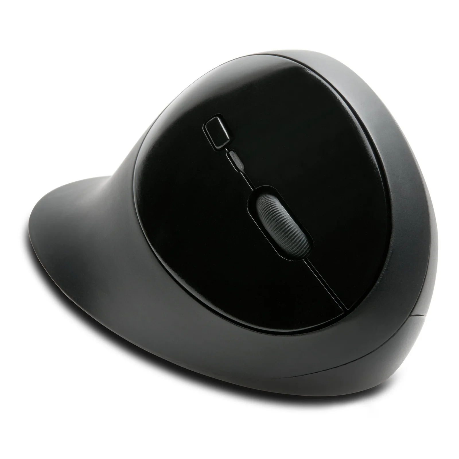 Profil gauche de la souris noire, forme verticale ergonomique surélevée