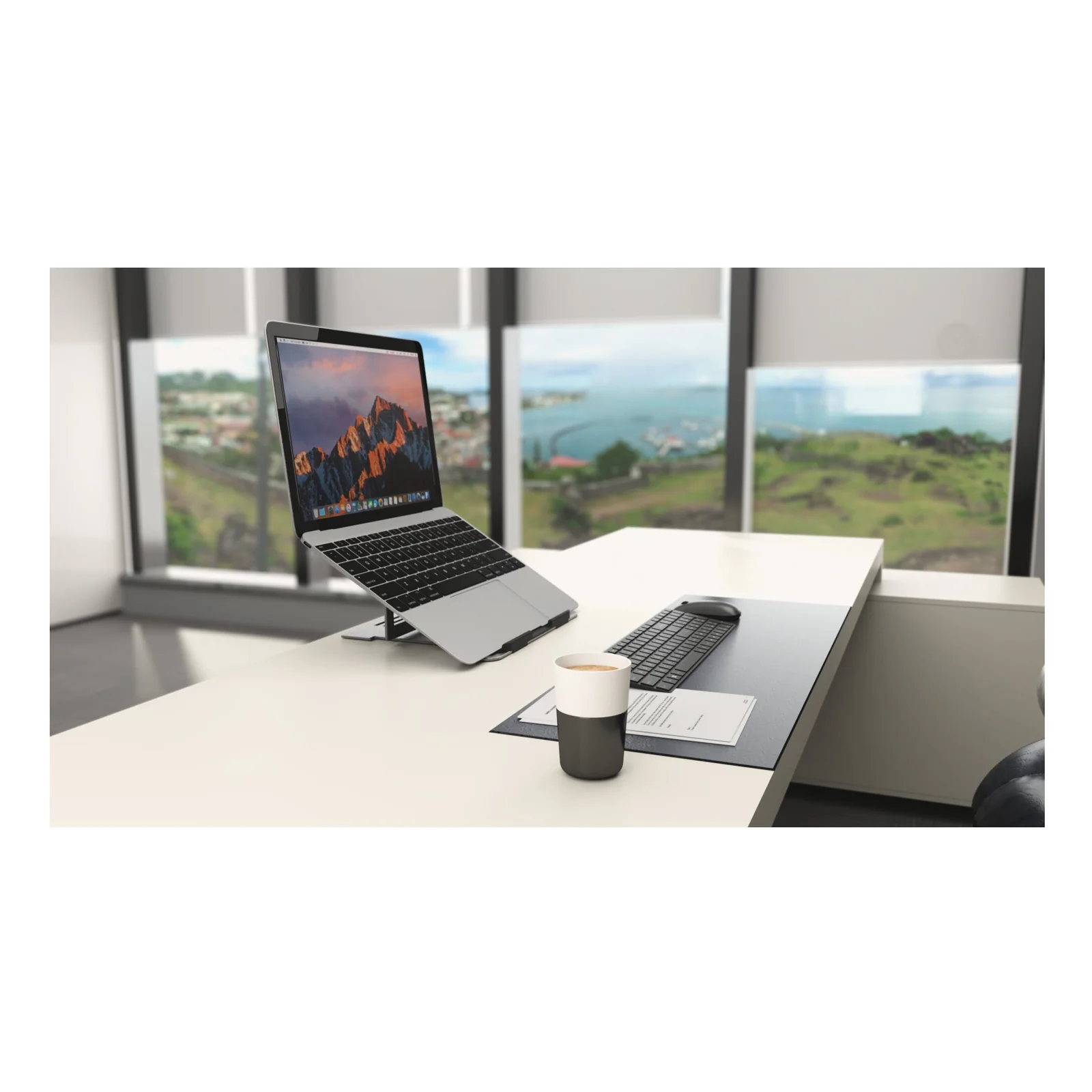 Kensington Rehausseur Easy Riser Aluminium pour ordinateur portable
