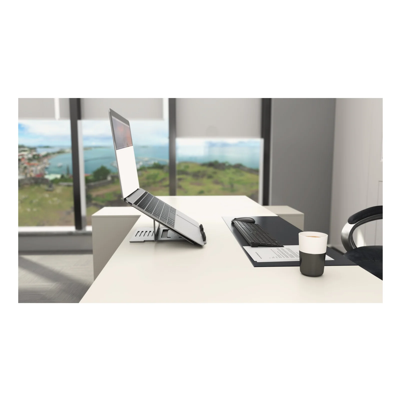 Kensington Rehausseur Easy Riser Aluminium pour ordinateur portable
