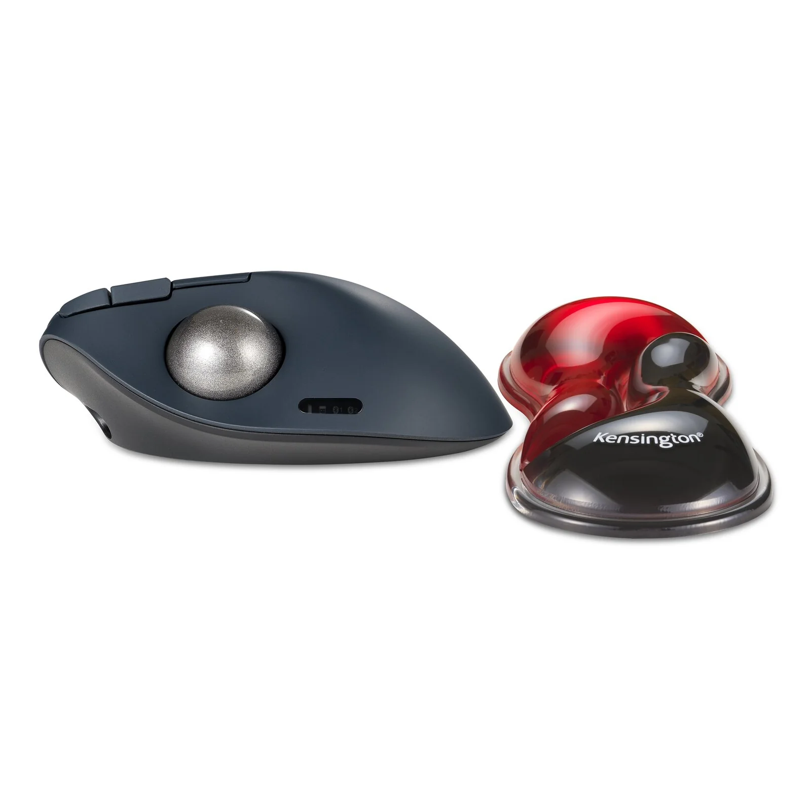 Kensington Repose-poignet Slim Duo Gel pour souris/trackball - Rouge