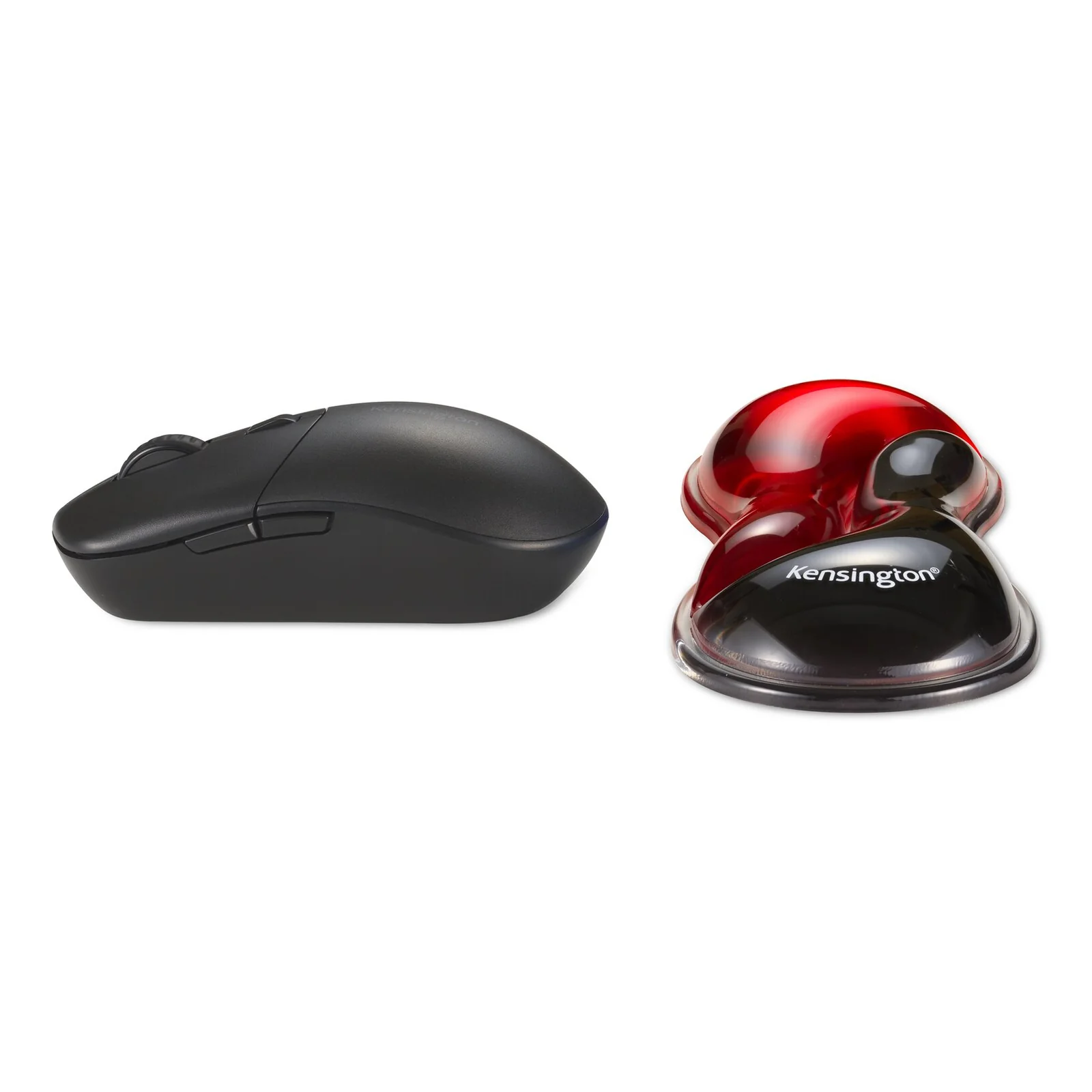 Kensington Repose-poignet Slim Duo Gel pour souris/trackball - Rouge