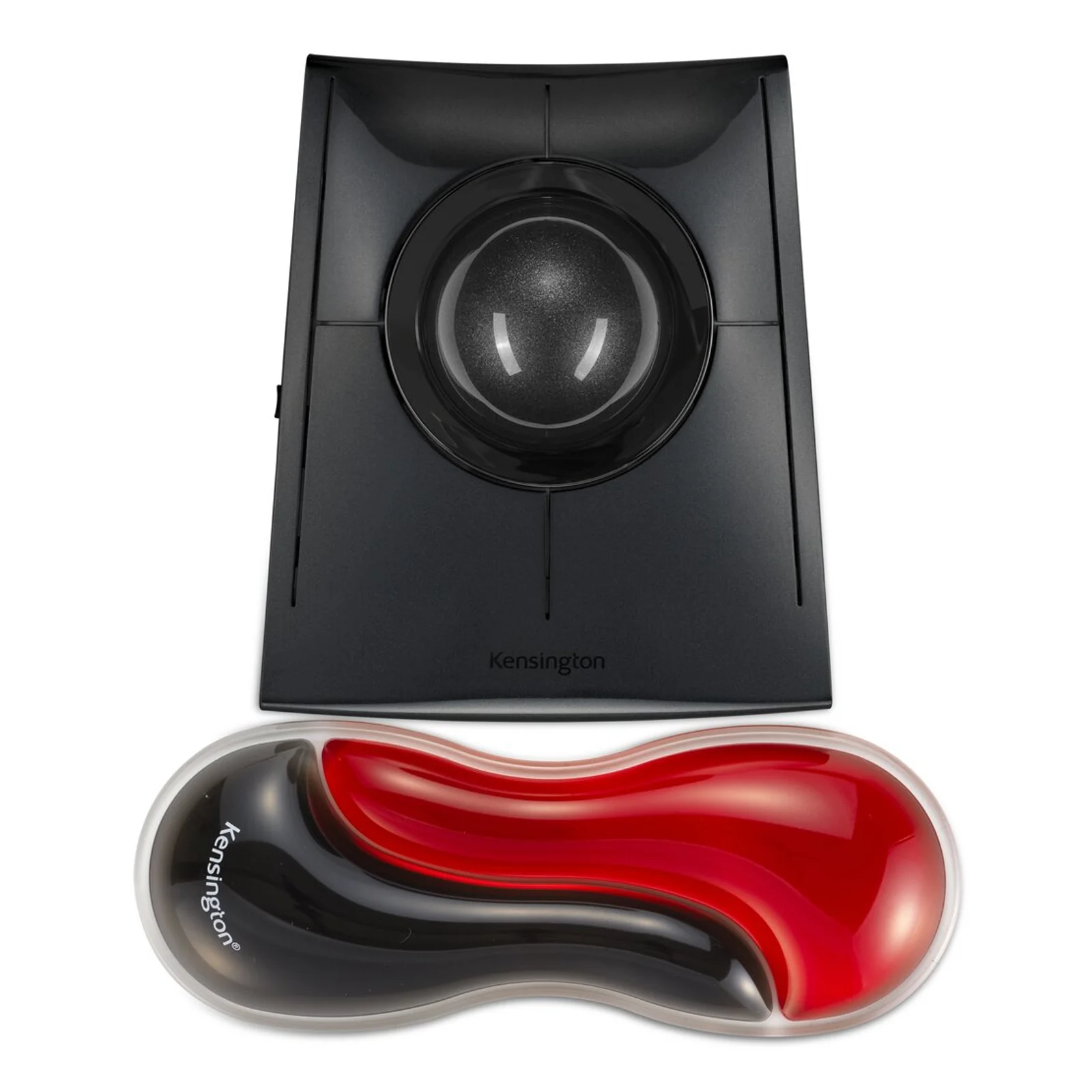 Kensington Repose-poignet Slim Duo Gel pour souris/trackball - Rouge