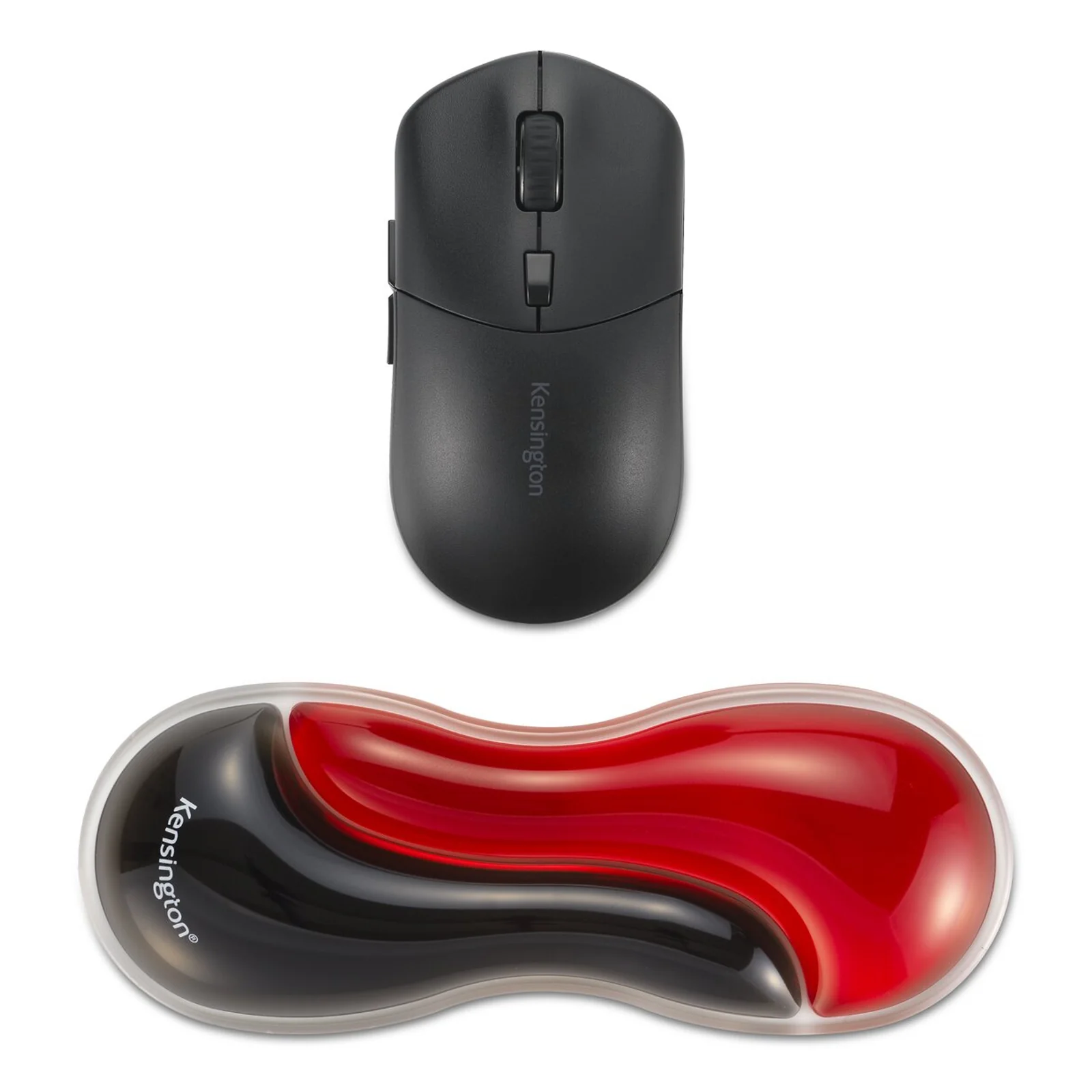 Kensington Repose-poignet Slim Duo Gel pour souris/trackball - Rouge