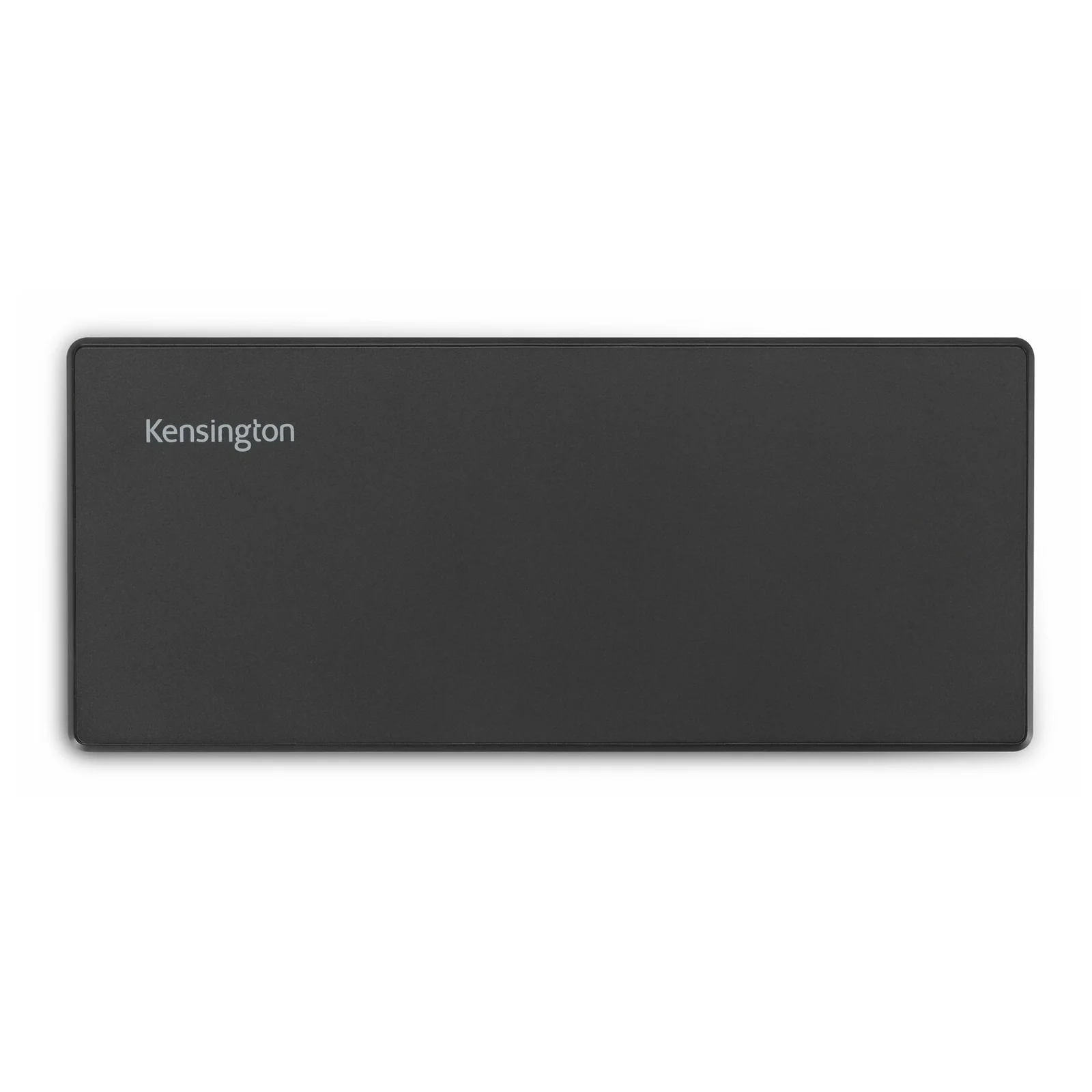 Dessus plat station d'accueil Kensington SD4781P EQ noire, logo Kensington gravé en relief