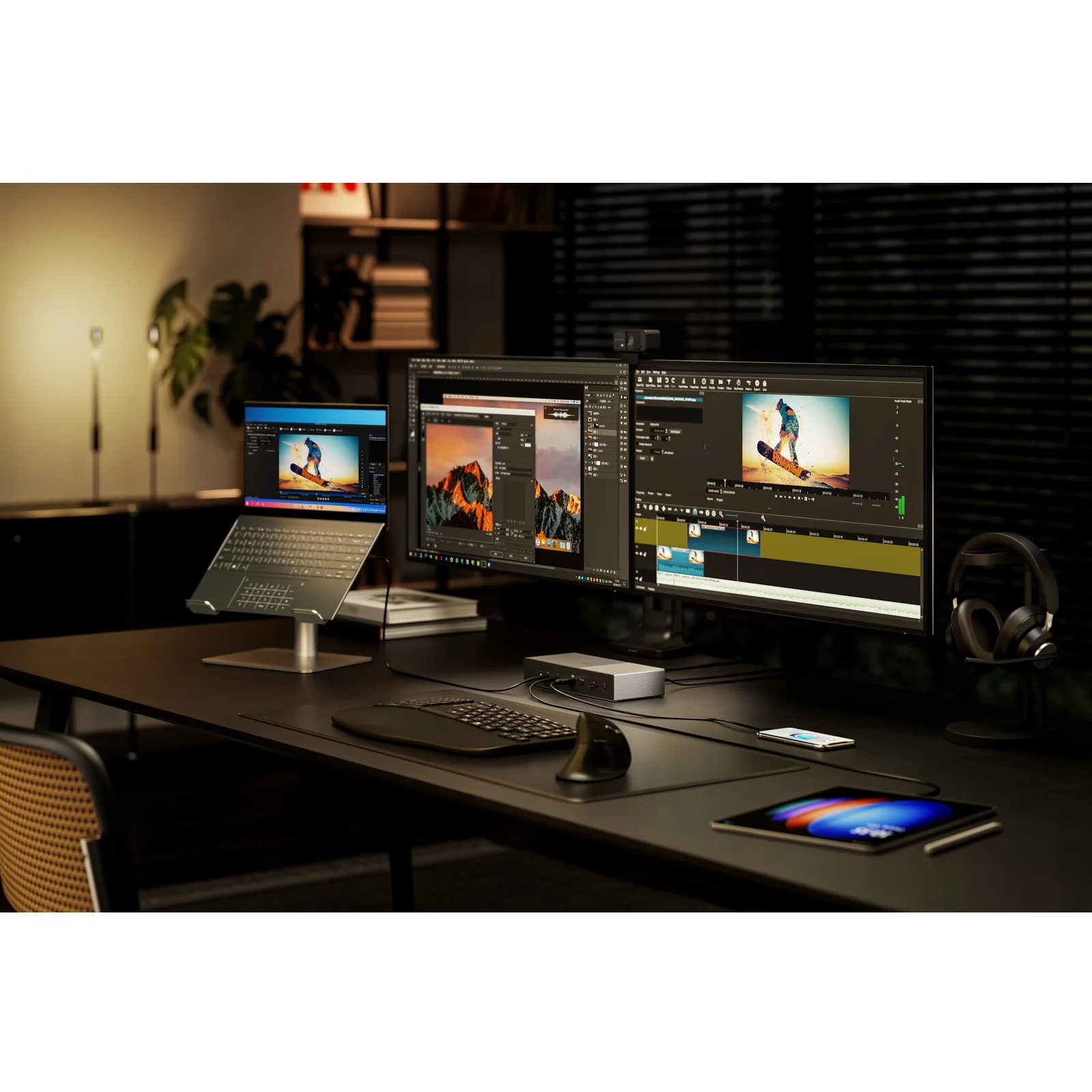 Kensington SD5000T5 EQ Station d’accueil Thunderbolt 5 avec Triple sortie vidéo 4K et alimentation PD 140 W