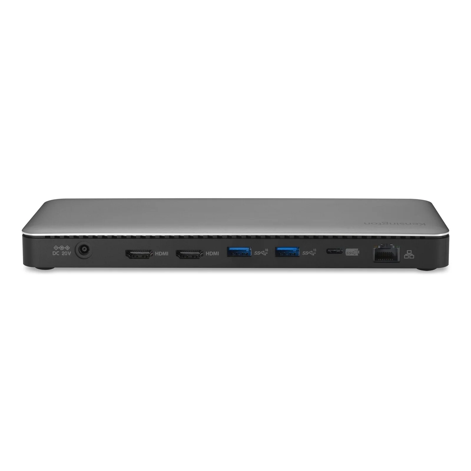 Vue de la face arrière de la SD5760T sous un angle légèrement décalé, connecteurs HDMI et USB