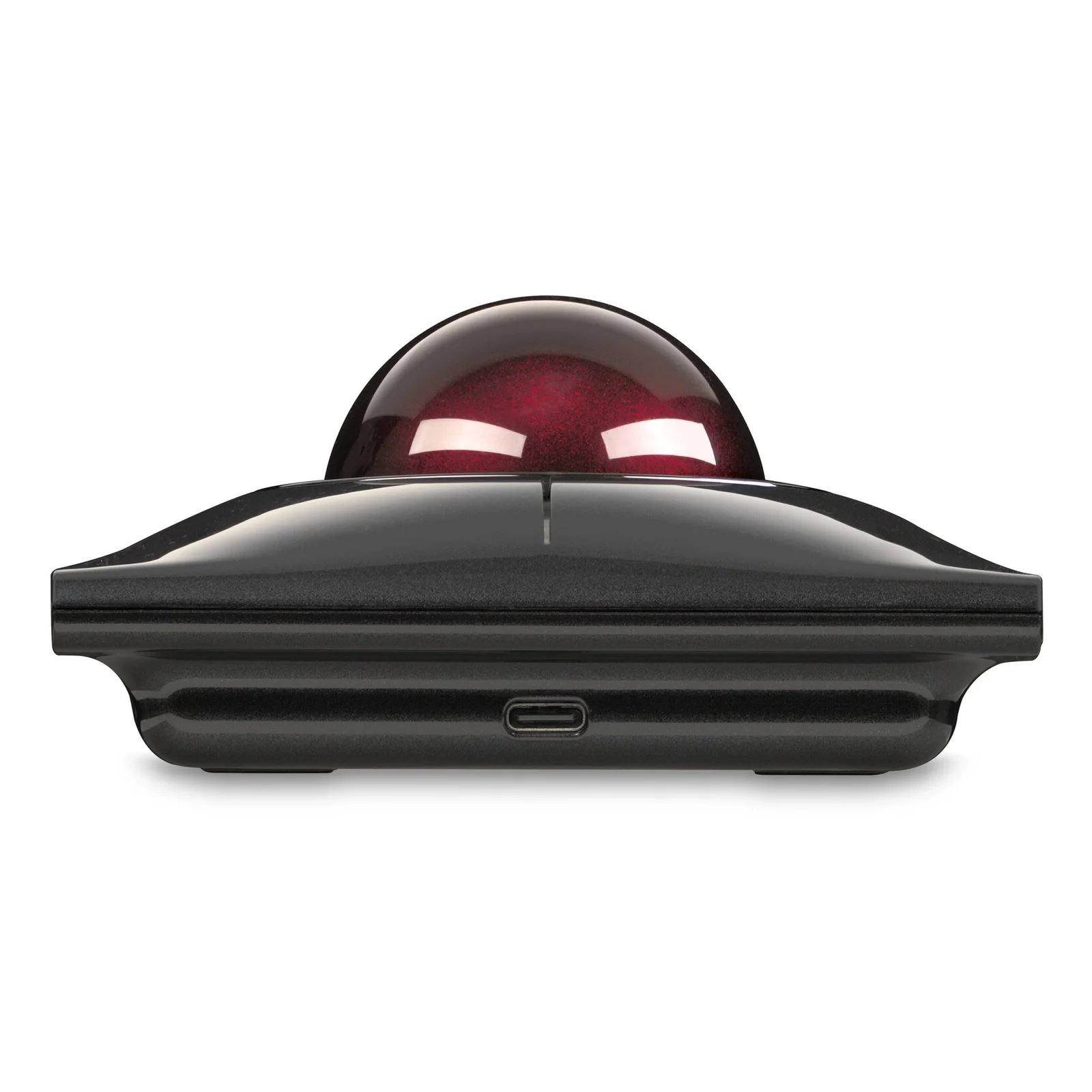 Kensington SlimBlade Pro, vue du dessous, surface noire et port USB-C visible