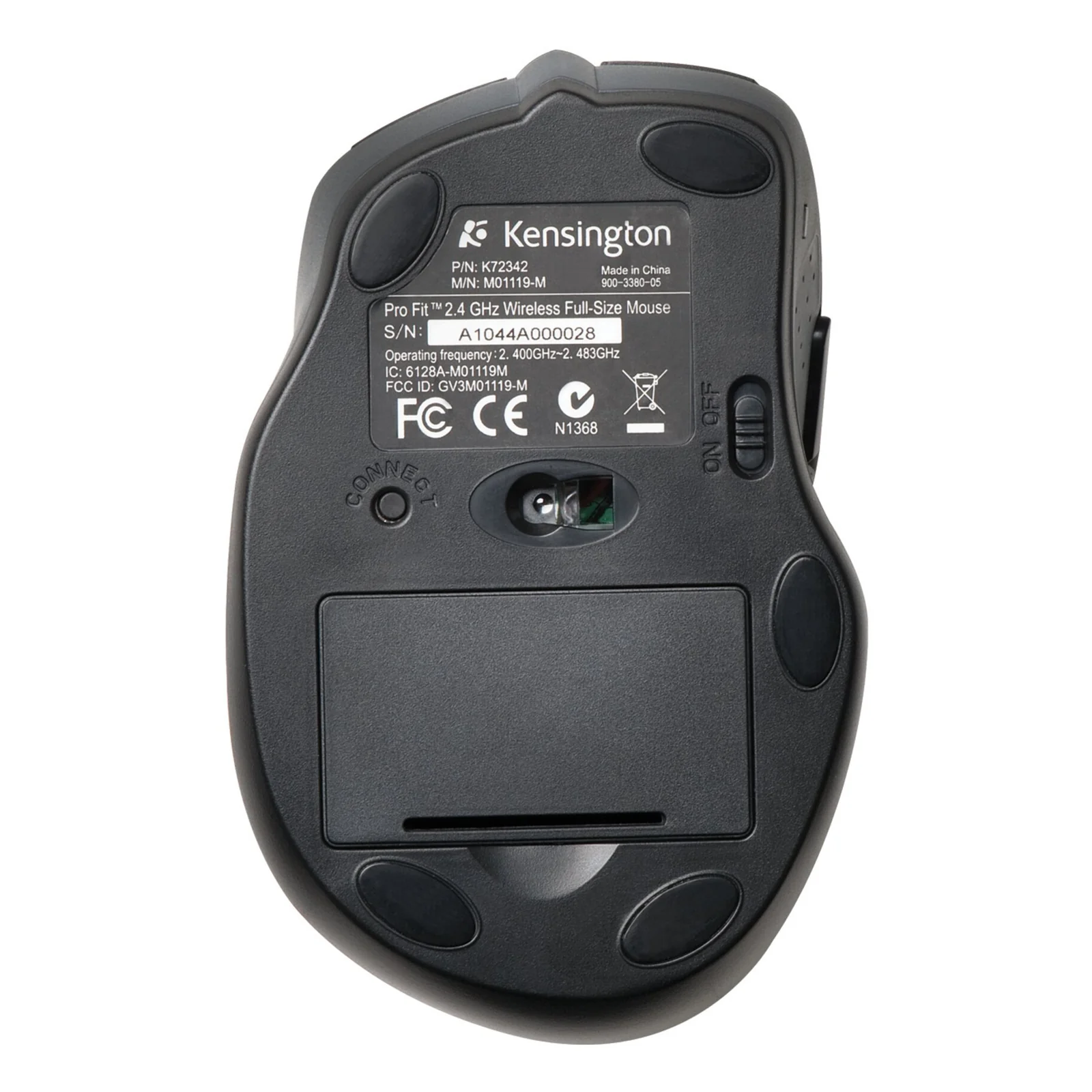 Kensington Souris pleine taille sans fil Pro Fit