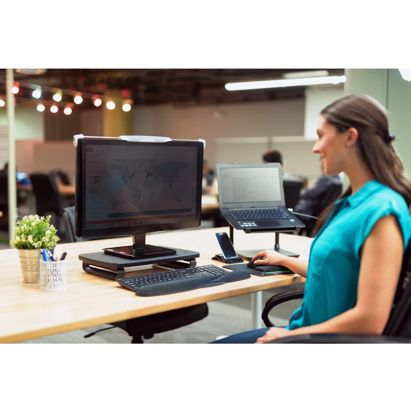 Kensington Support SmartFit Plus pour écrans jusqu’à 24" (noir)