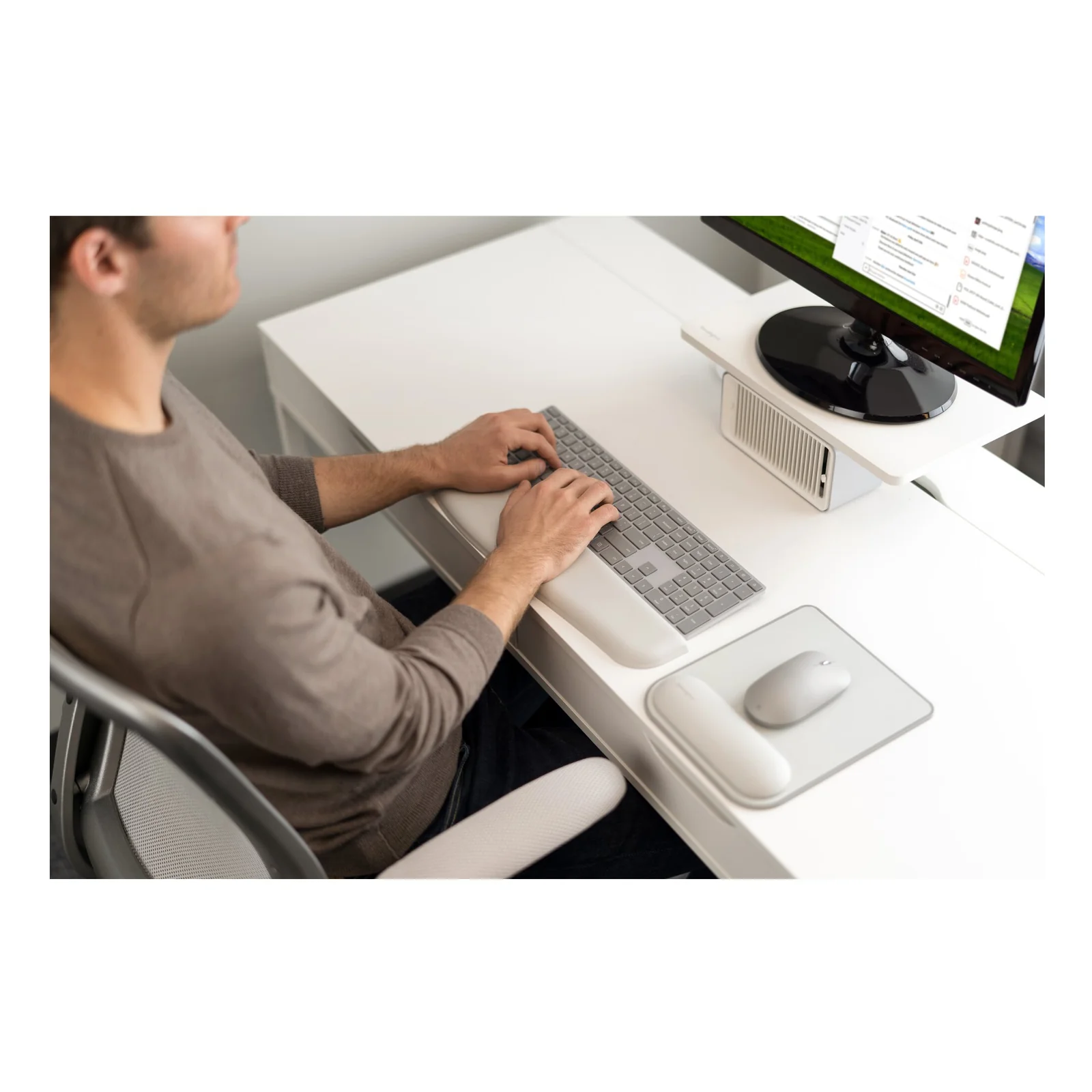 Kensington Tapis souris avec repose-poignets ErgoSoft pour souris standard