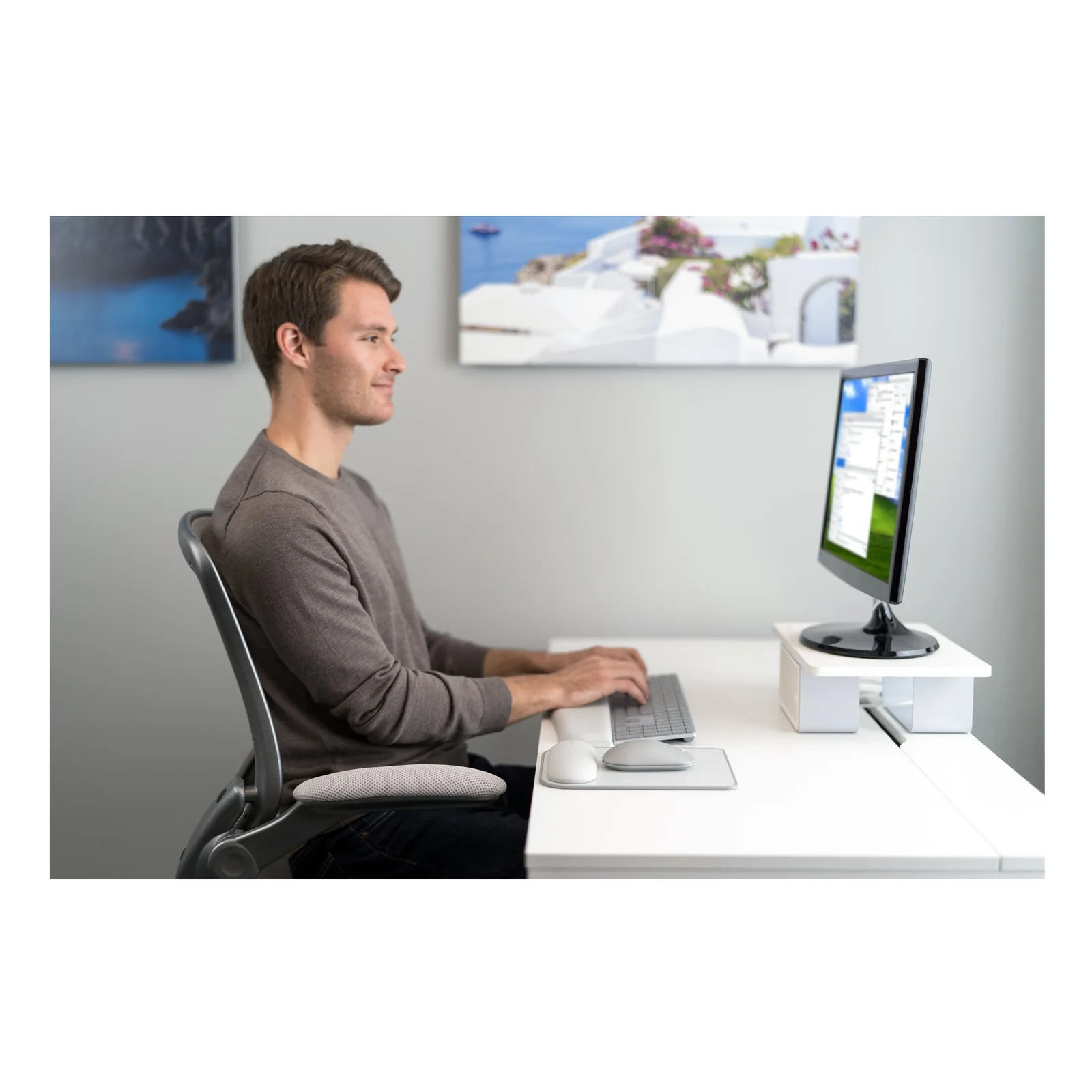 Kensington Tapis souris avec repose-poignets ErgoSoft pour souris standard