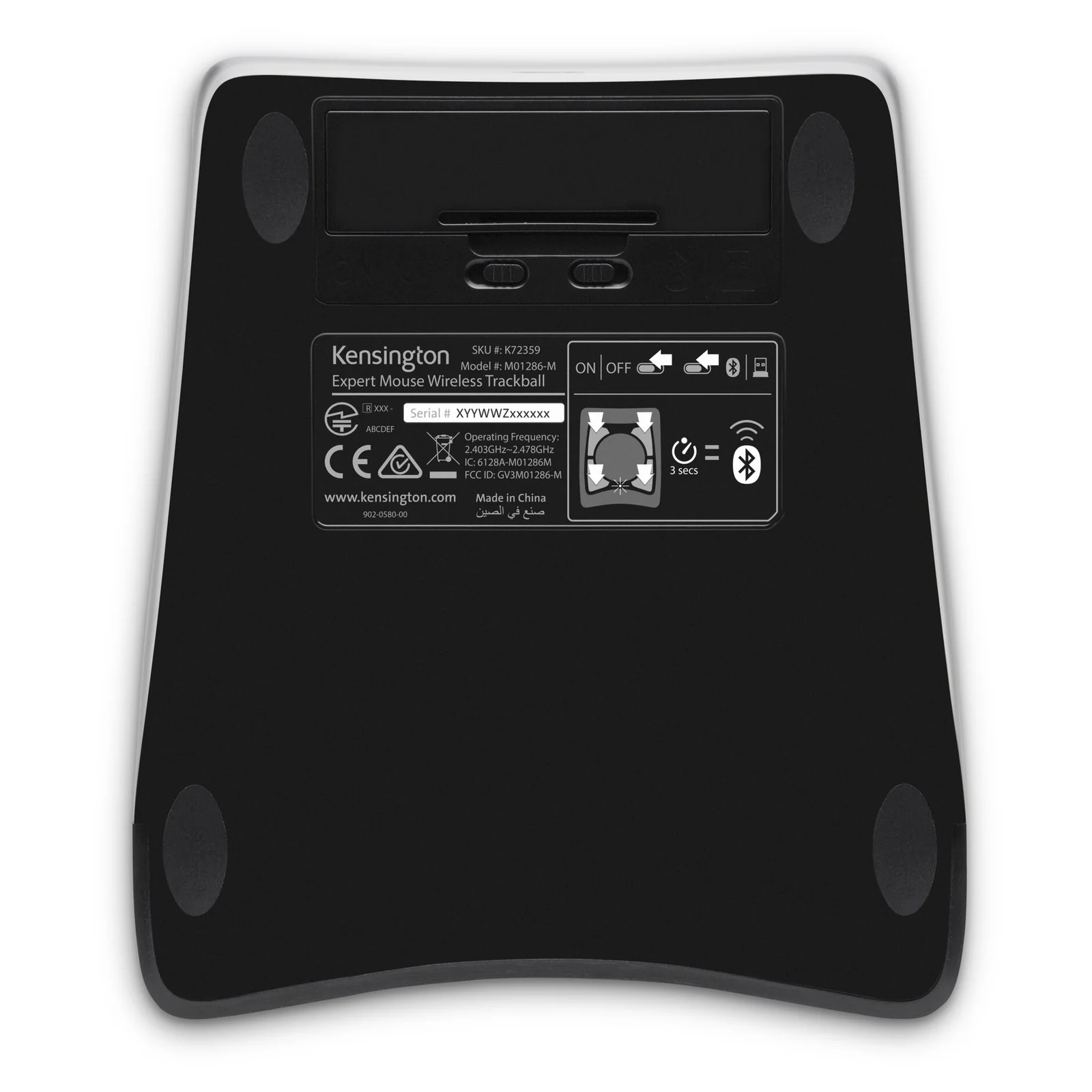 Kensington Trackball sans fil Expert Mouse