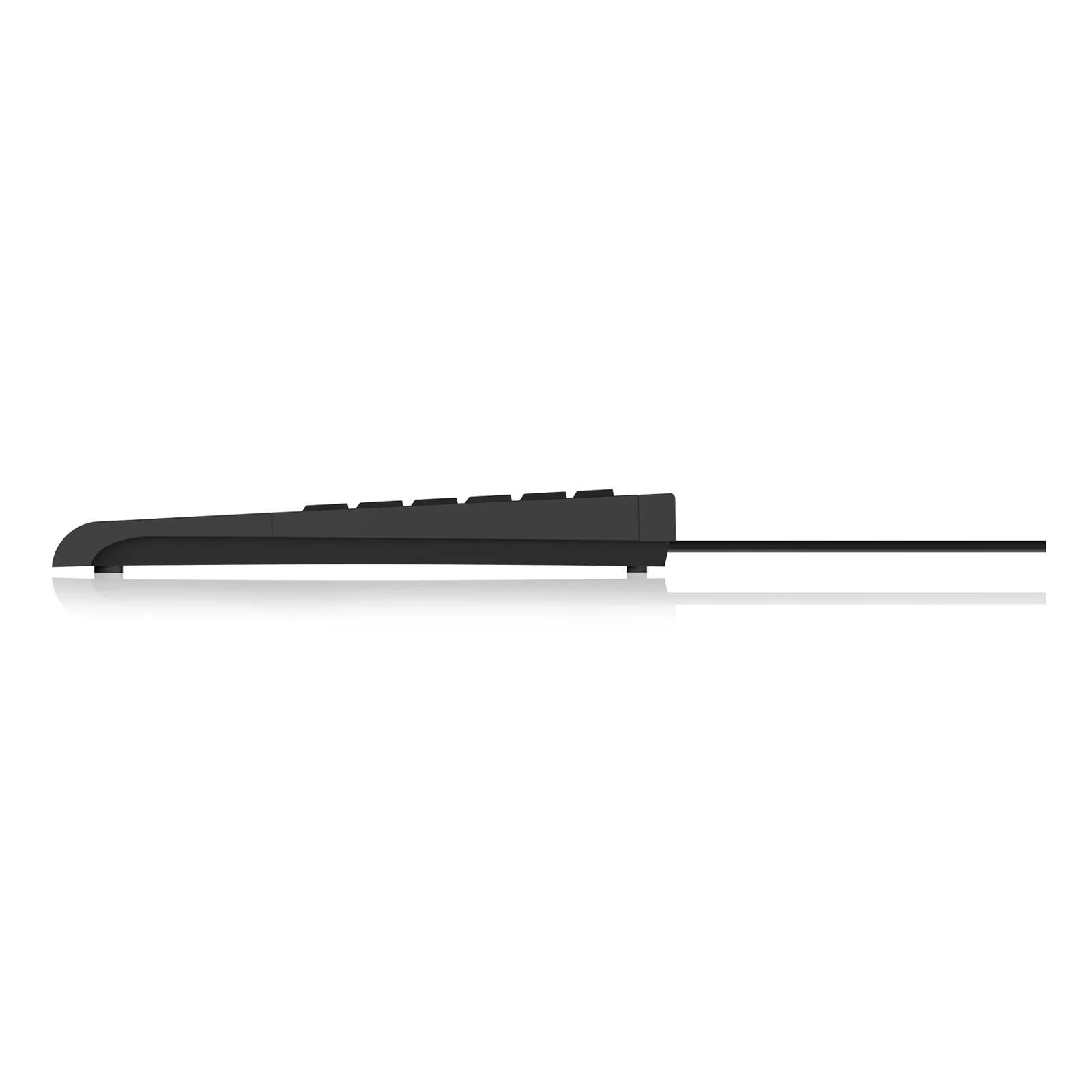 KeySonic ACK-3410 (DE) clavier Bureau USB QWERTZ Allemand Noir