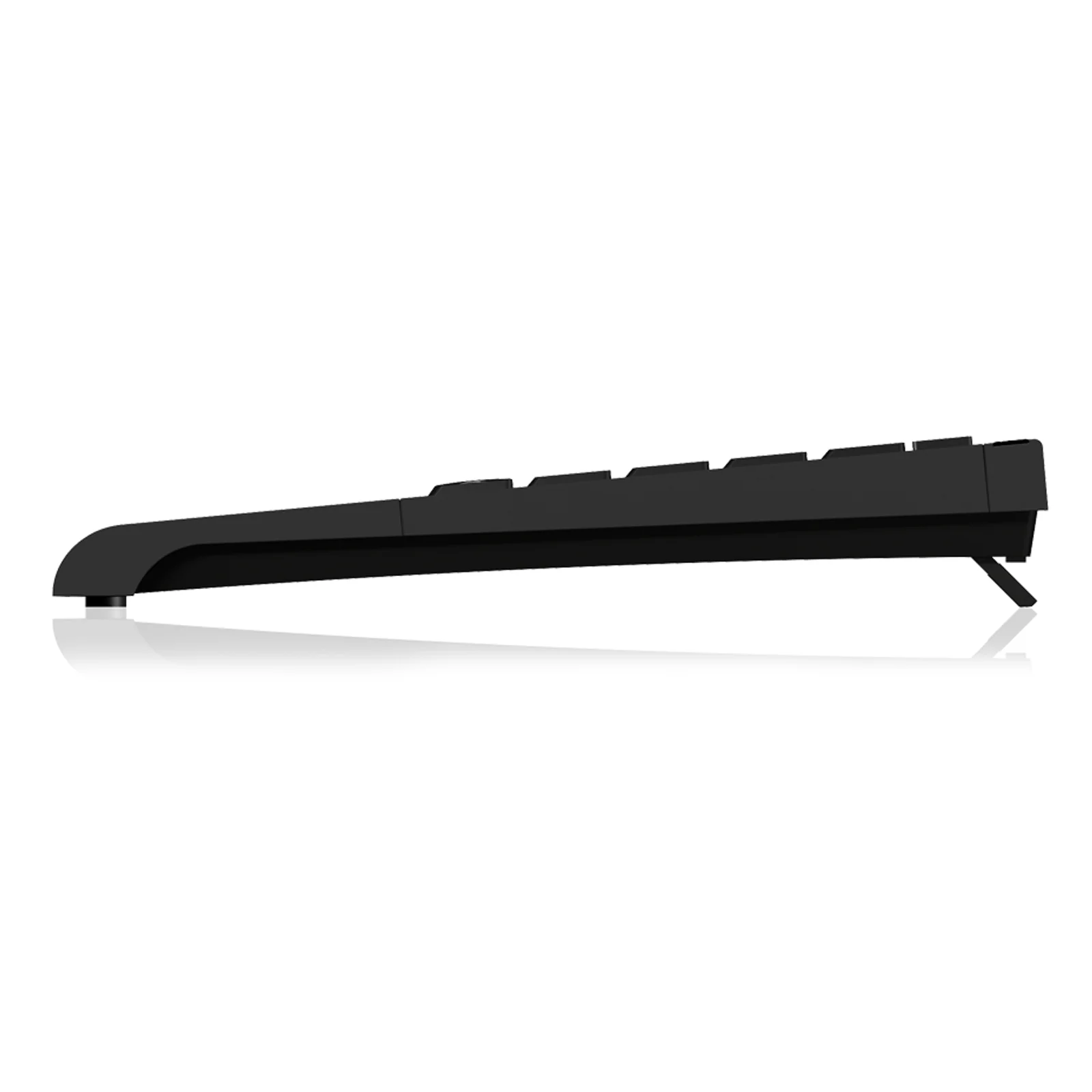 KeySonic ACK-595C+ (DE) clavier Bureau USB QWERTZ Allemand Noir