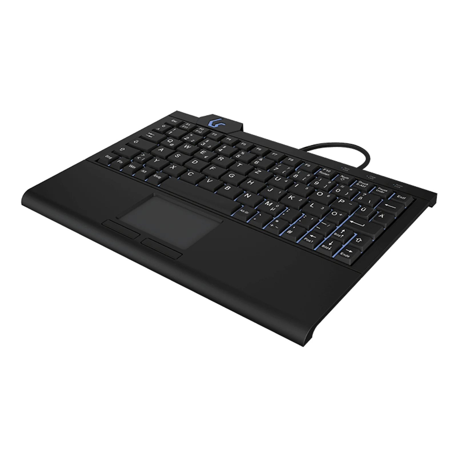 KSK-3210ELU (DE) clavier Maison USB QWERTZ Allemand Noir