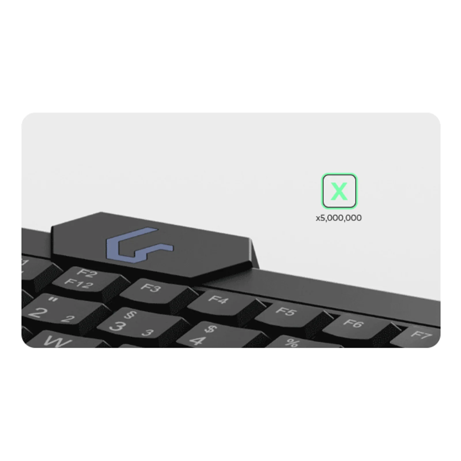 KeySonic KSK-3210ELU (DE) clavier Maison USB QWERTZ Allemand Noir