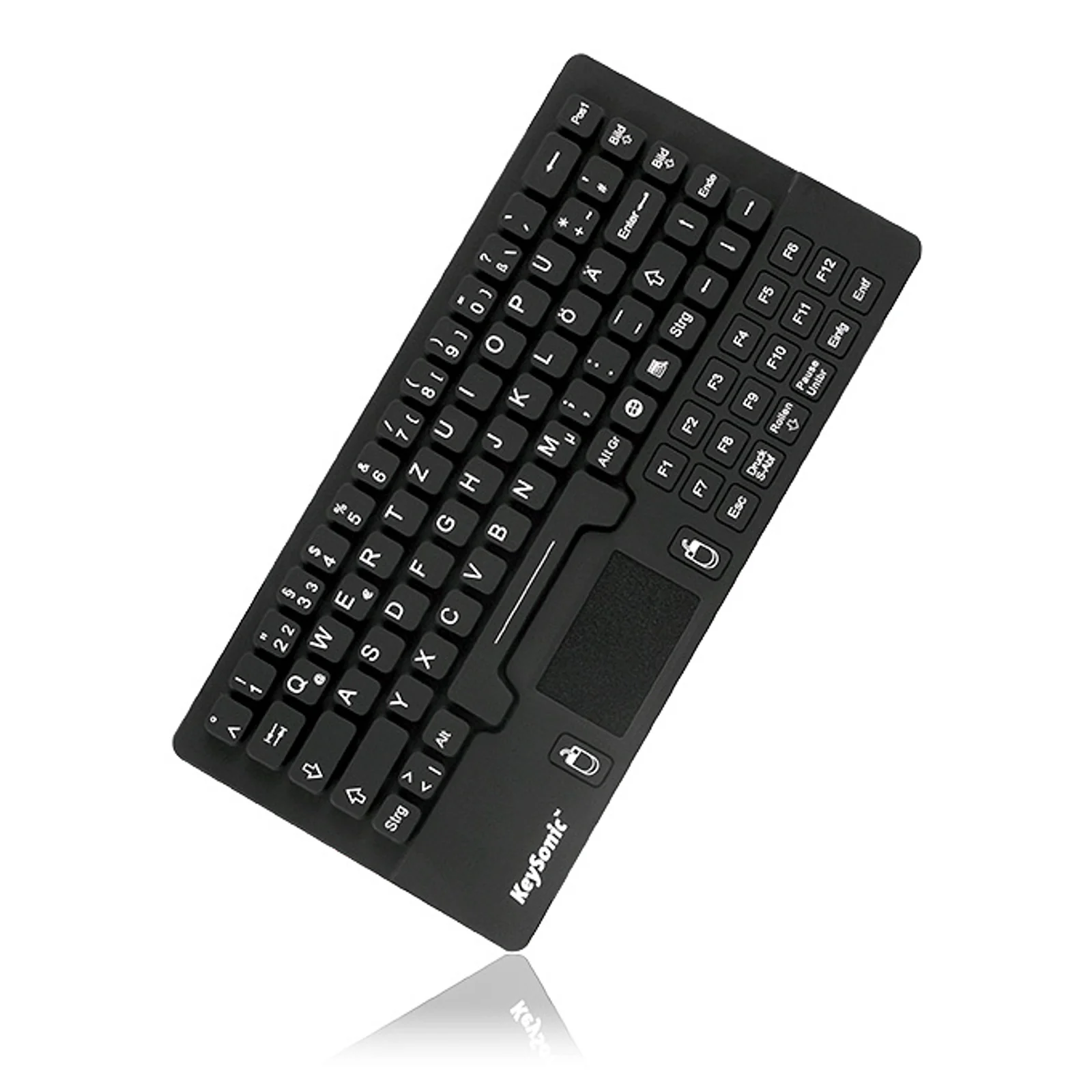 KeySonic KSK-5031IN (UK) clavier Universel USB QWERTY Anglais britannique Noir