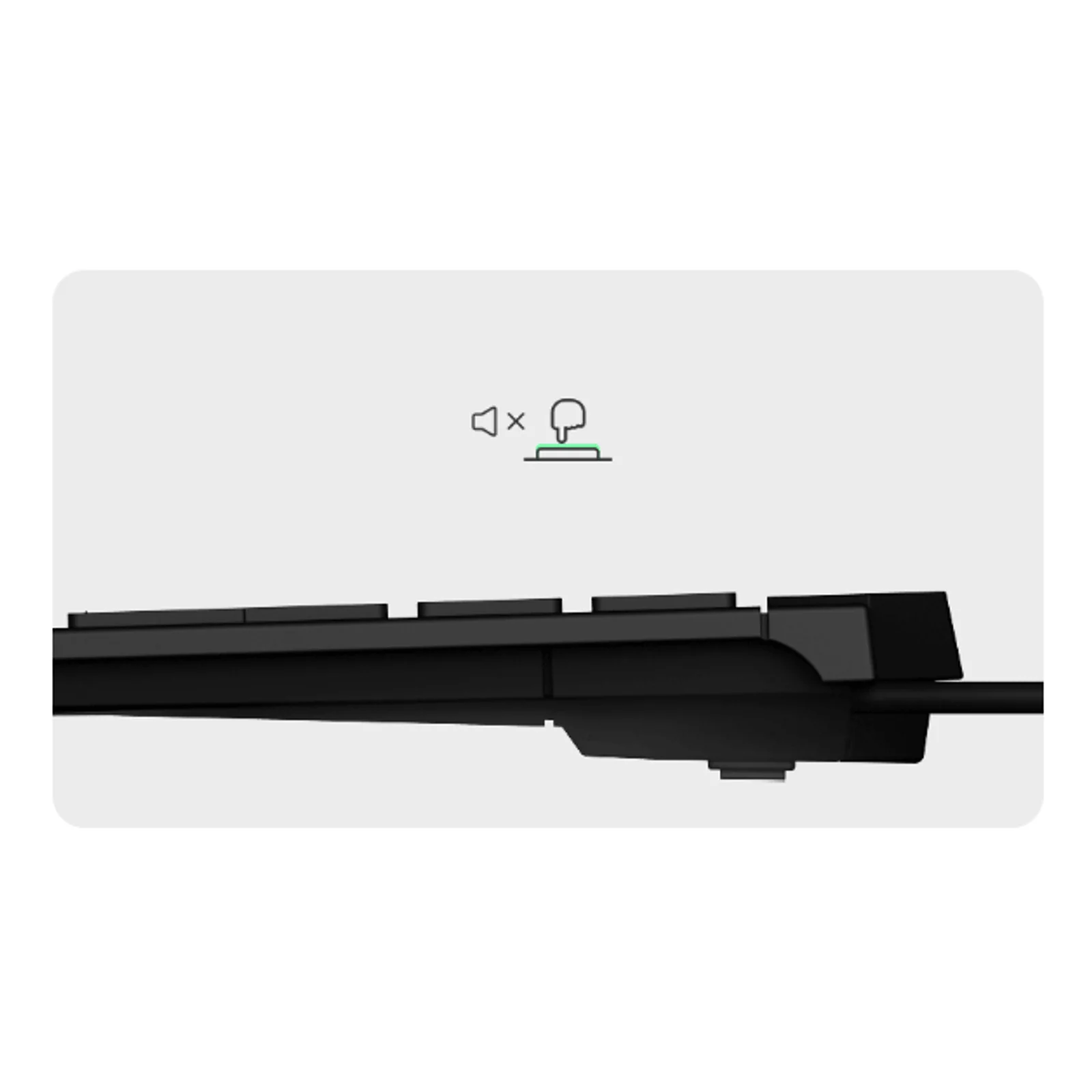 KeySonic KSK-5210ELU (DE) clavier Maison USB QWERTZ Allemand Noir