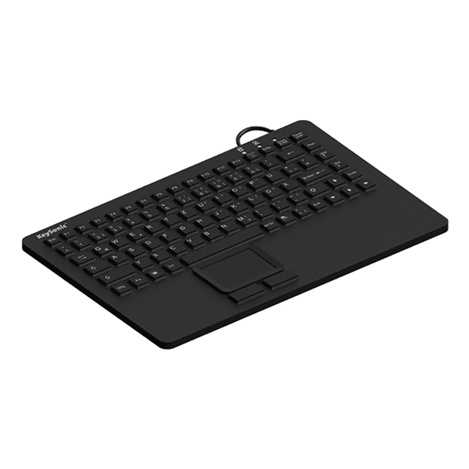 KSK-5230 IN (UK) black clavier Industriel USB QWERTY Anglais britannique Noir