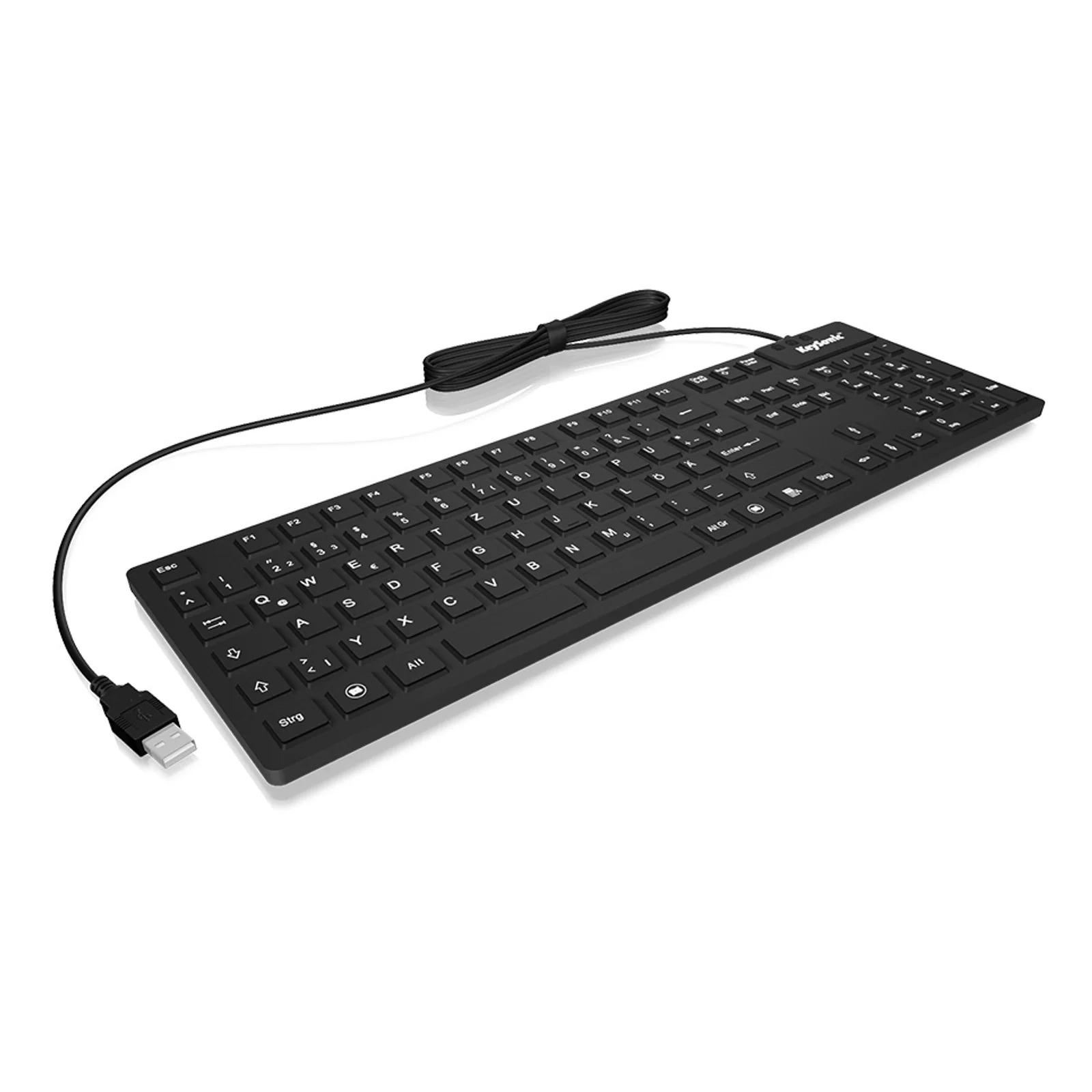 KeySonic KSK-8030 IN (FR) clavier Industriel USB AZERTY Français Noir